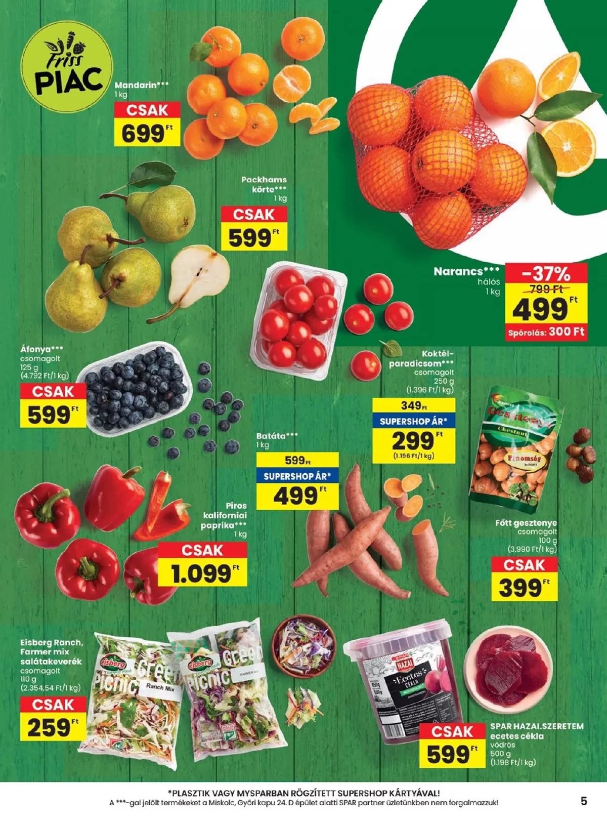 Spar akciós újság 11.21–11.27 – 5. oldal