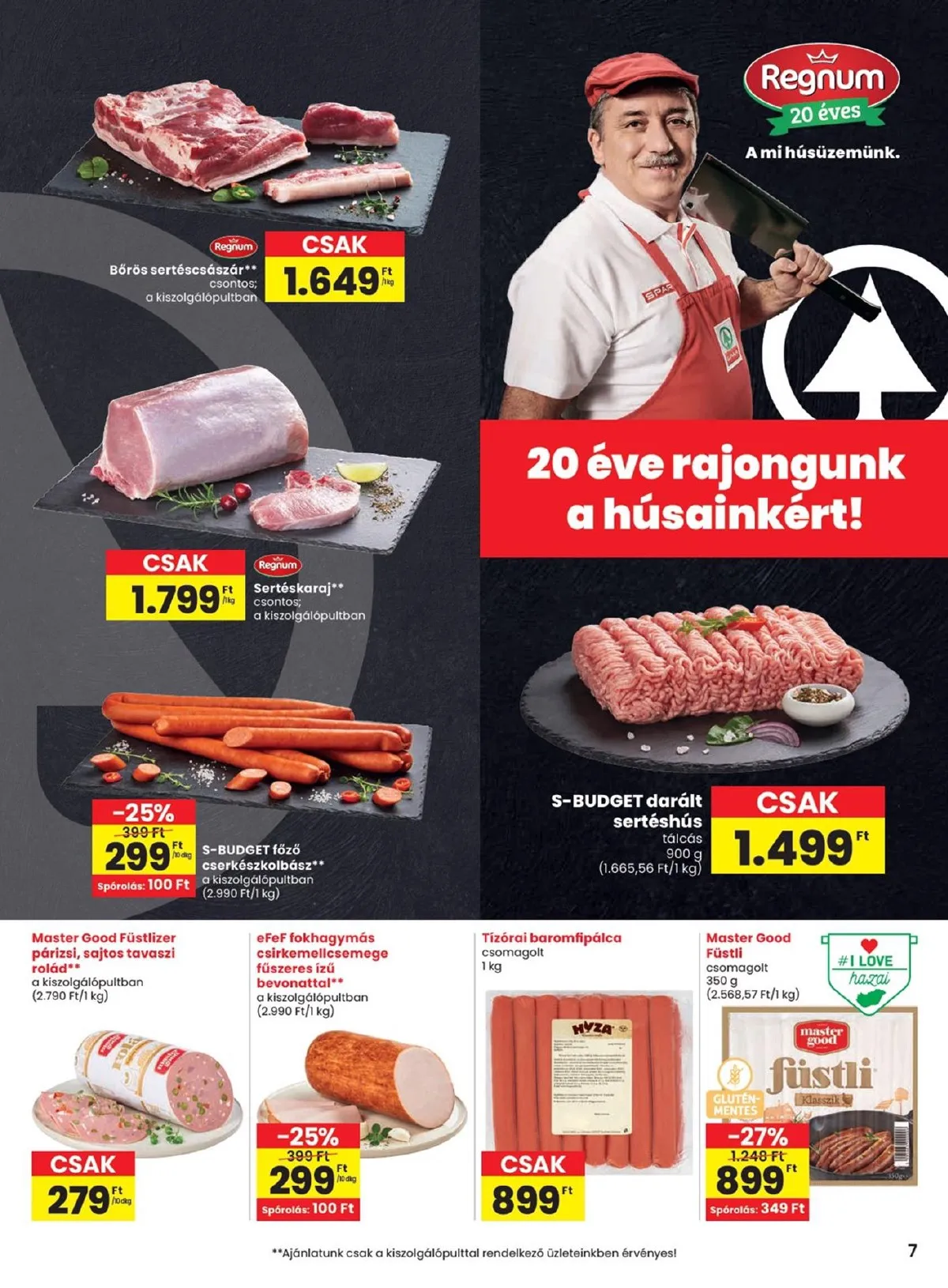 Spar akciós újság 11.21–11.27 – 7. oldal