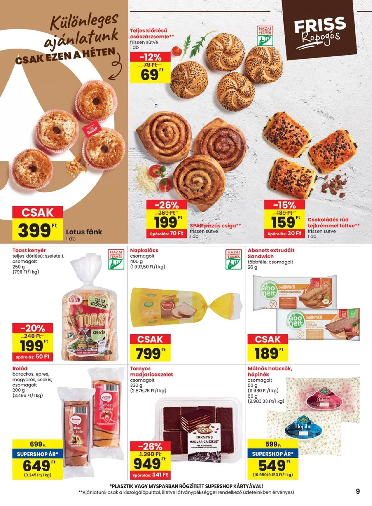 Spar akciós újság 11.21–11.27 – 9. oldal