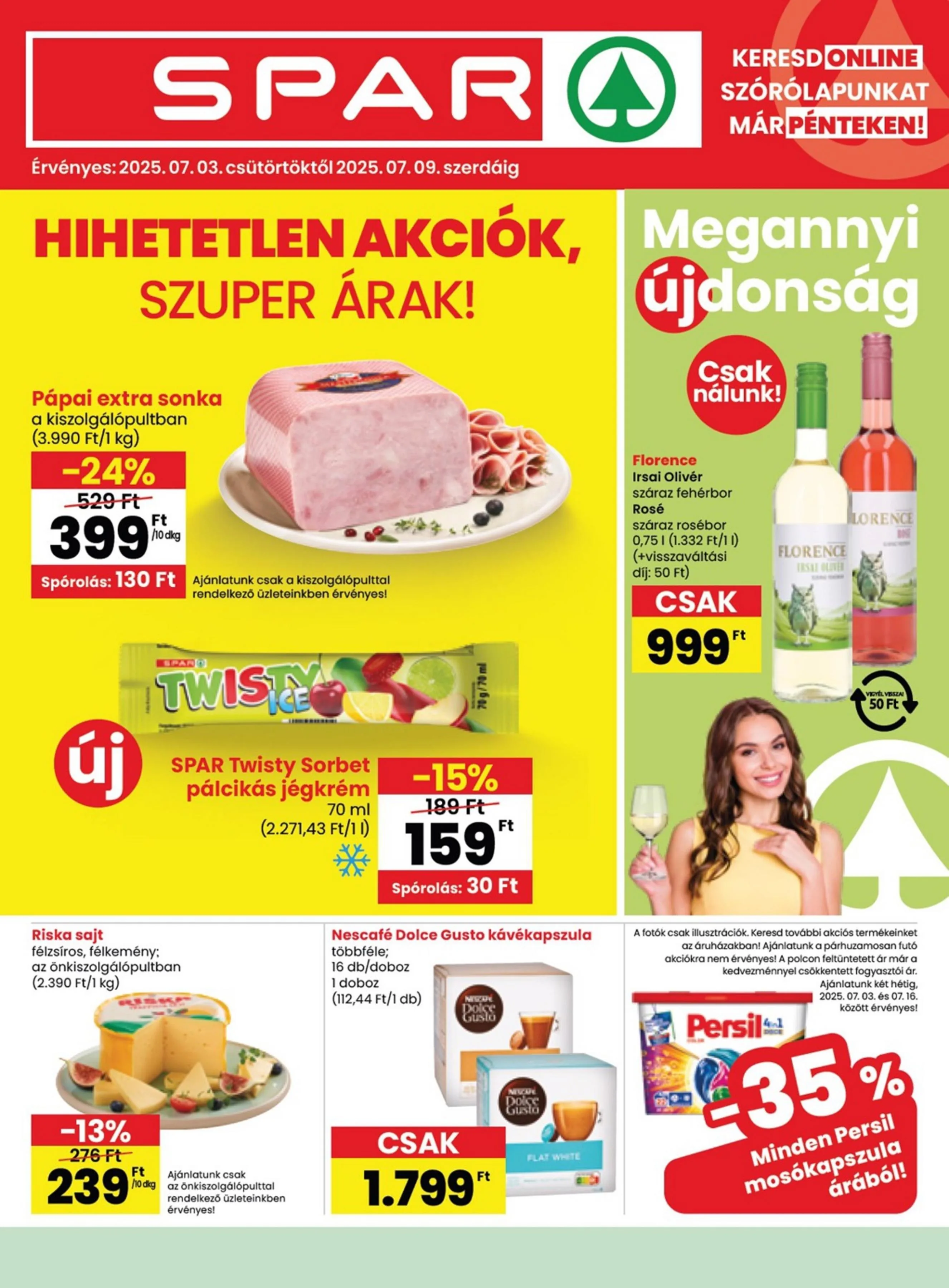 Spar akciós újság 07.03–07.09