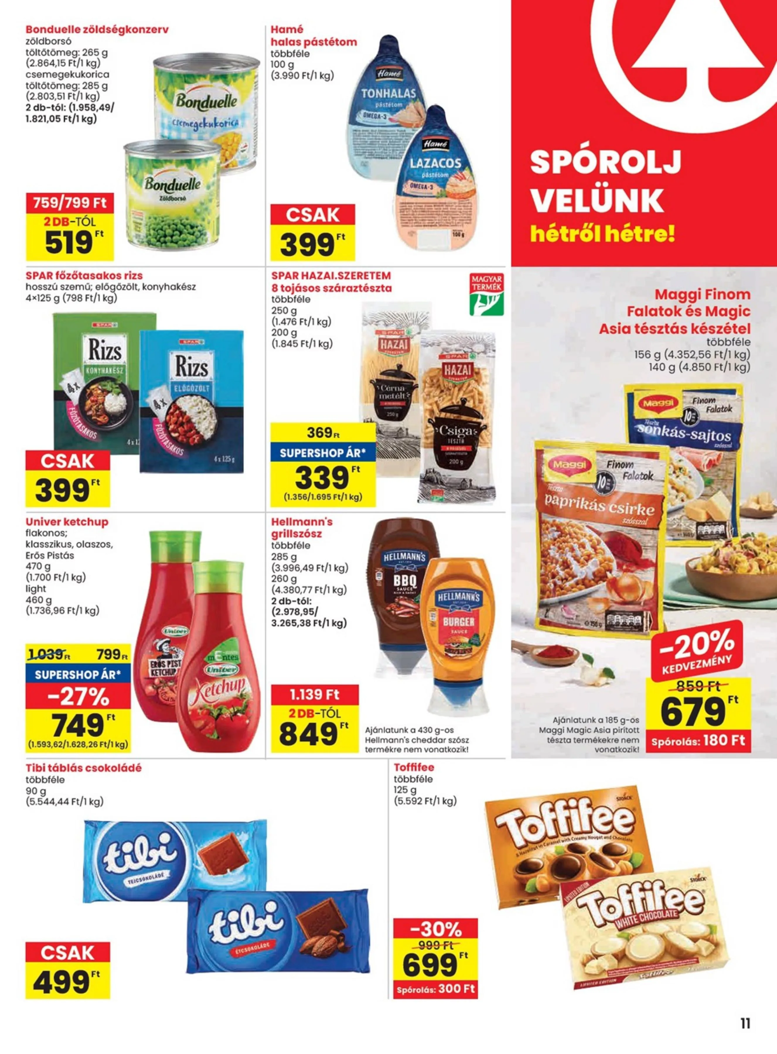 Spar akciós újság 07.03–07.09 – 11. oldal