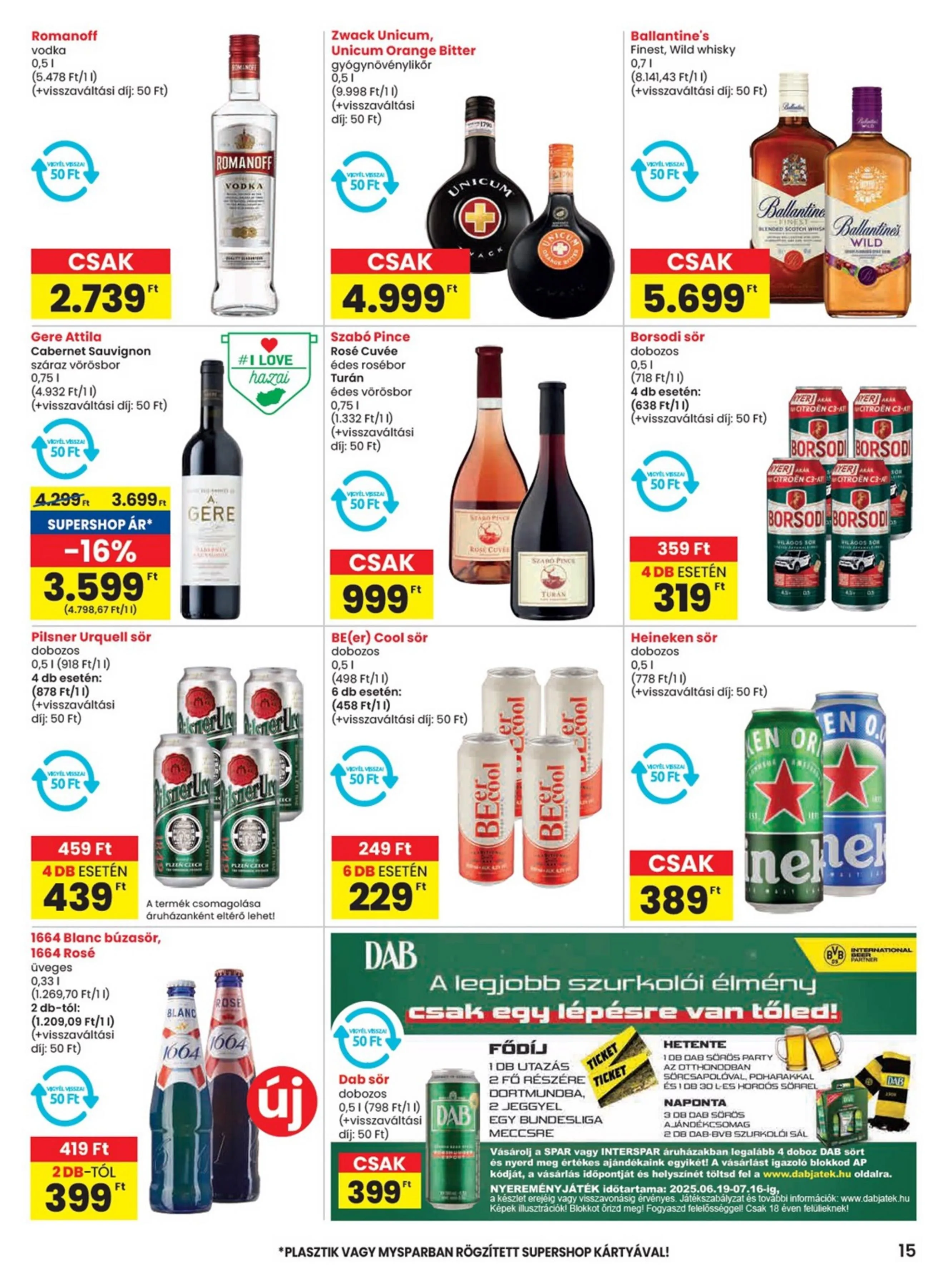 Spar akciós újság 07.03–07.09 – 15. oldal