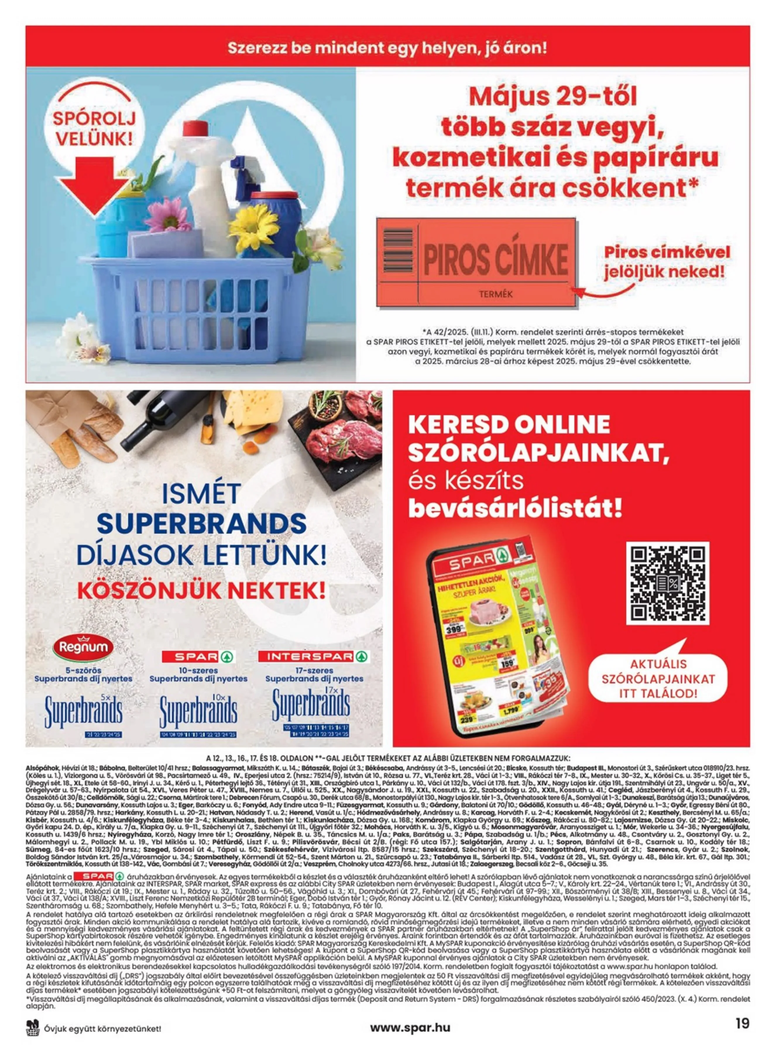 Spar akciós újság 07.03–07.09 – 19. oldal