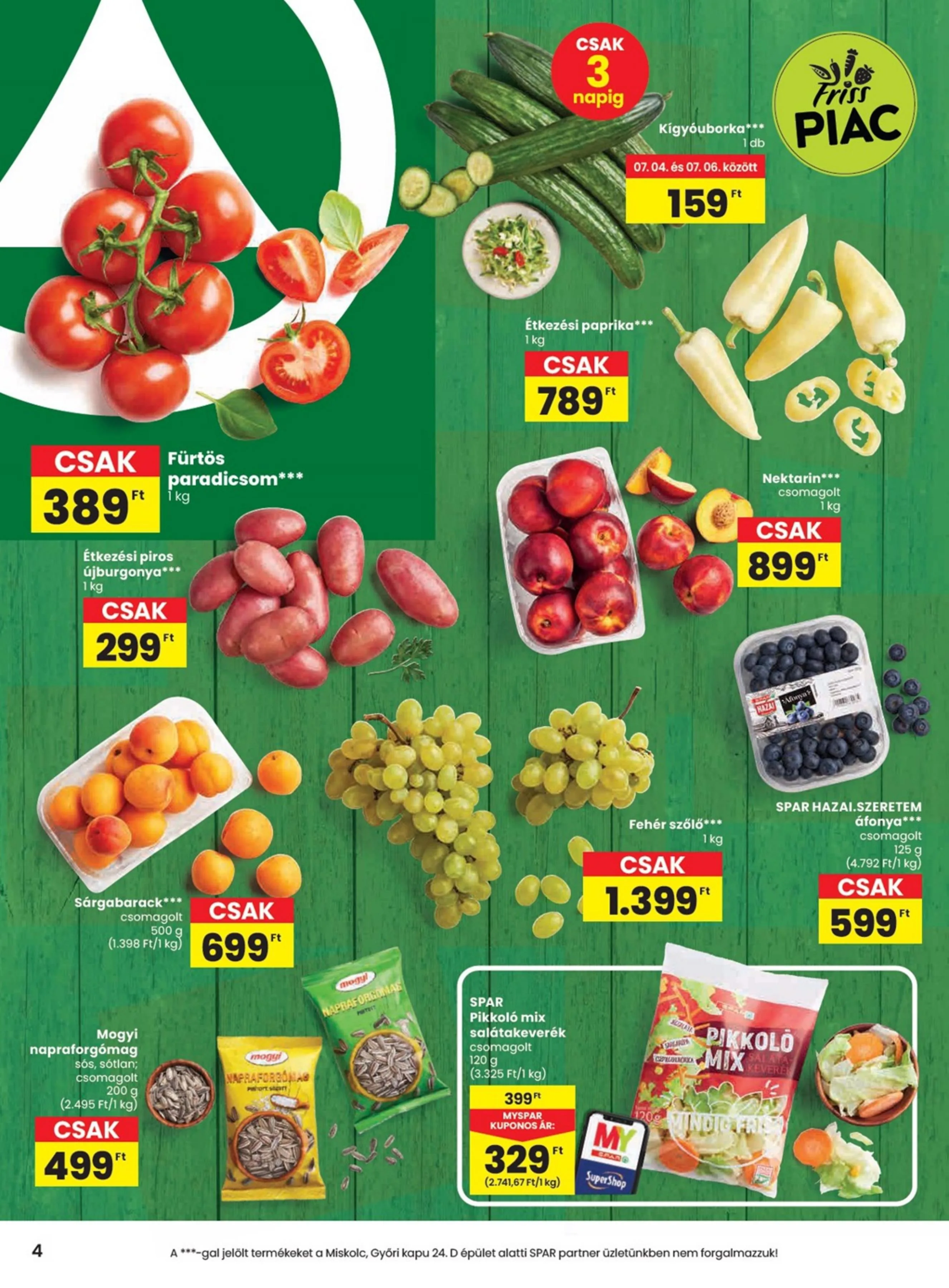 Spar akciós újság 07.03–07.09 – 4. oldal