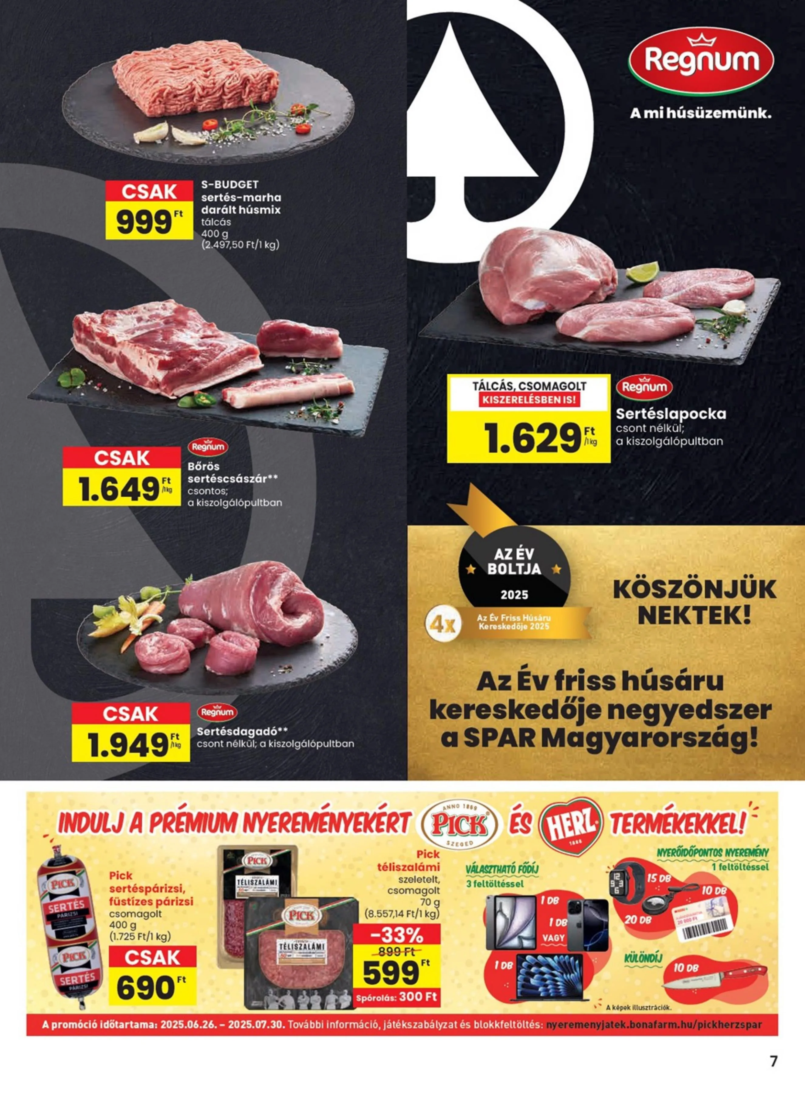 Spar akciós újság 07.03–07.09 – 7. oldal