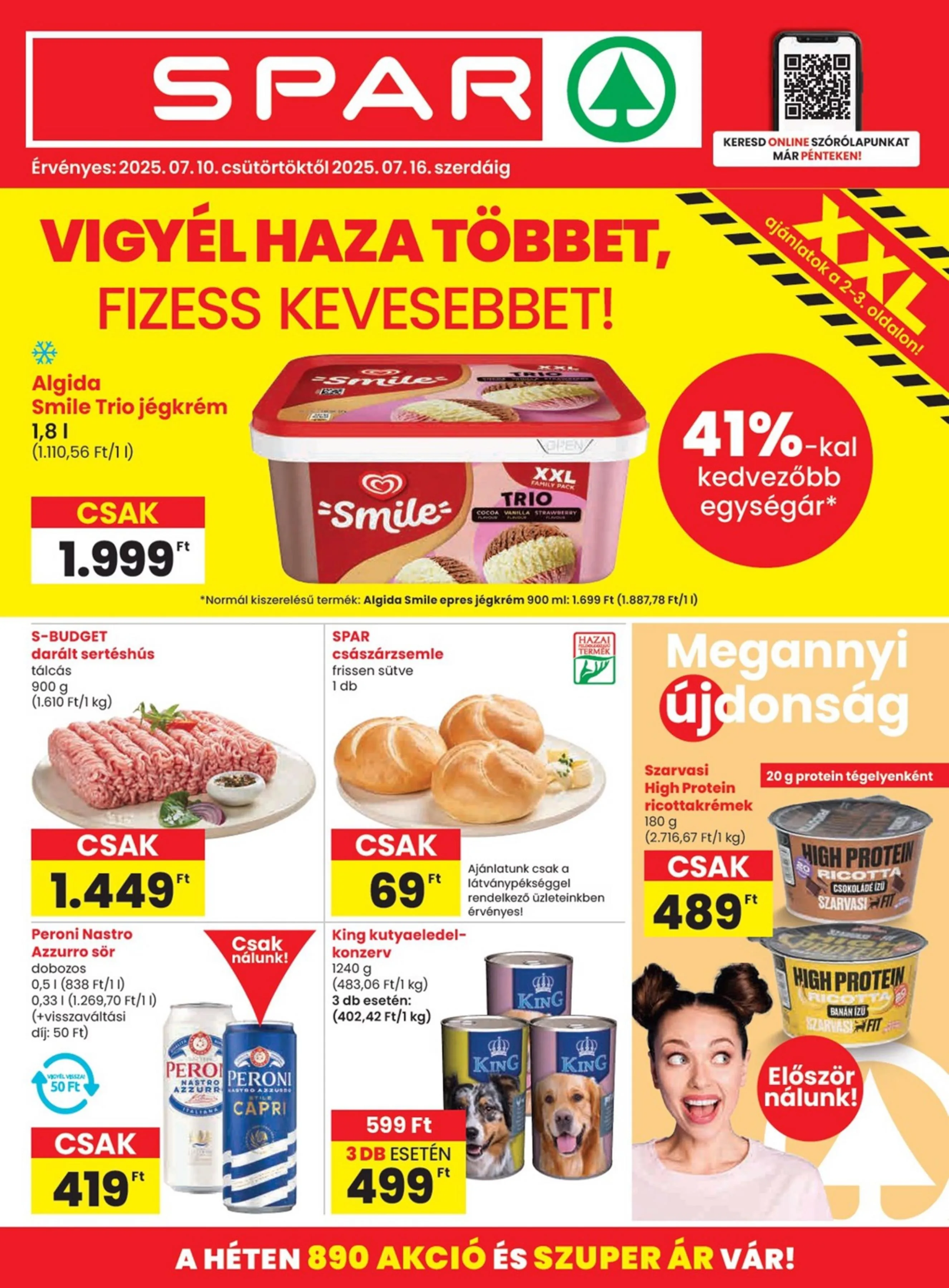 Spar akciós újság 07.10–07.16