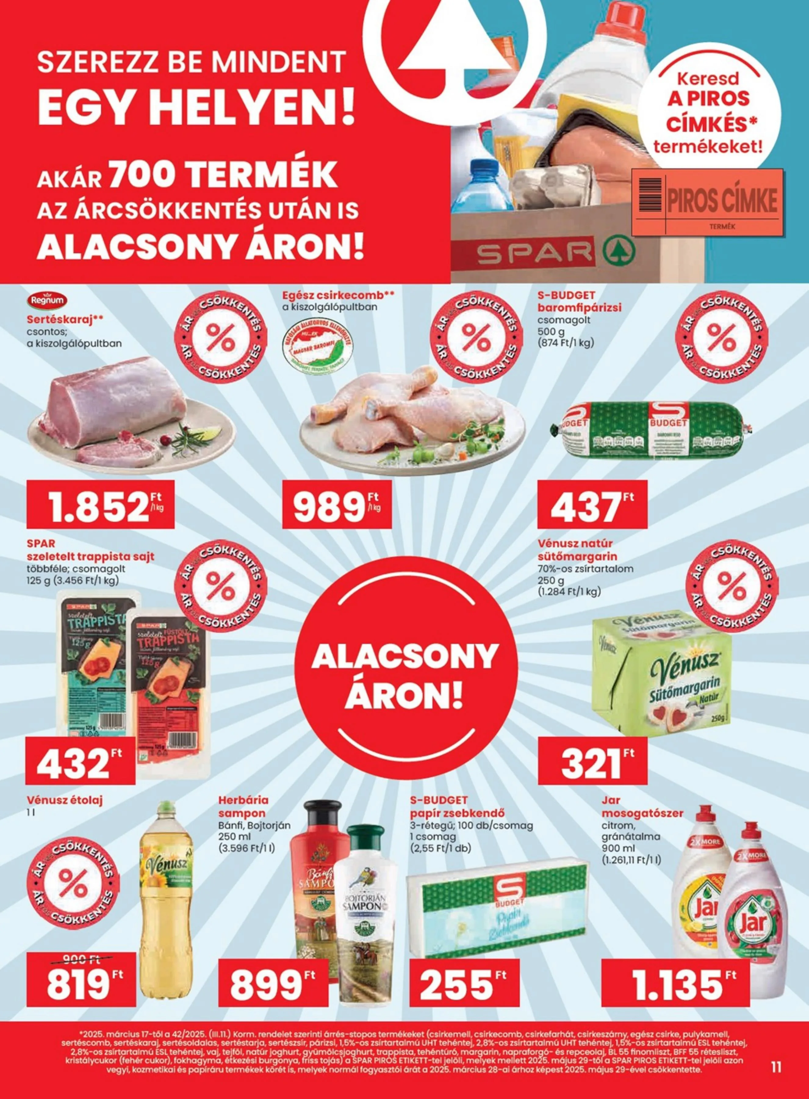 Spar akciós újság 07.10–07.16 – 11. oldal