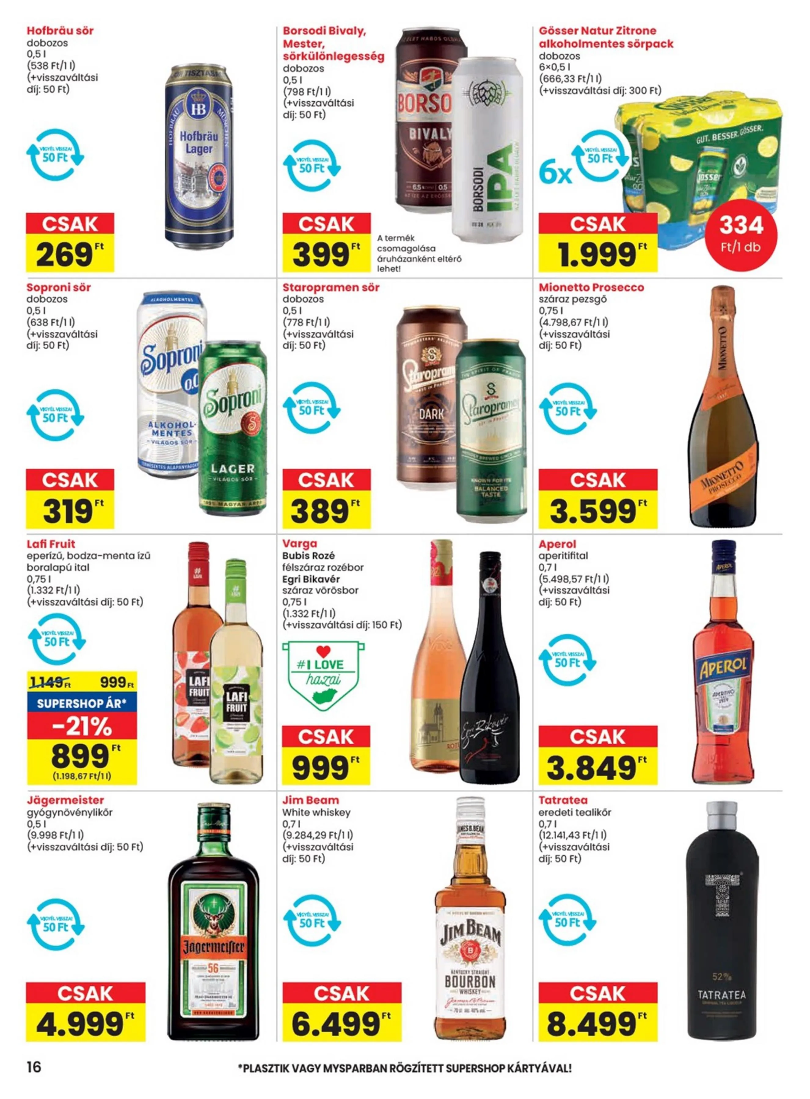 Spar akciós újság 07.10–07.16 – 16. oldal