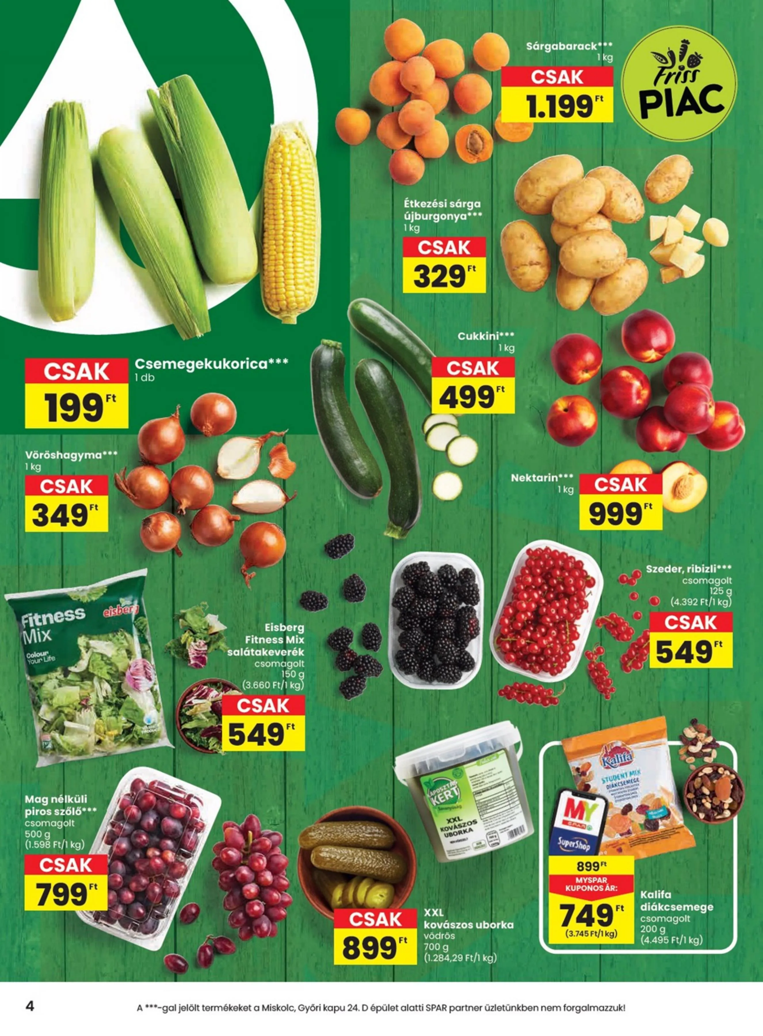 Spar akciós újság 07.10–07.16 – 4. oldal