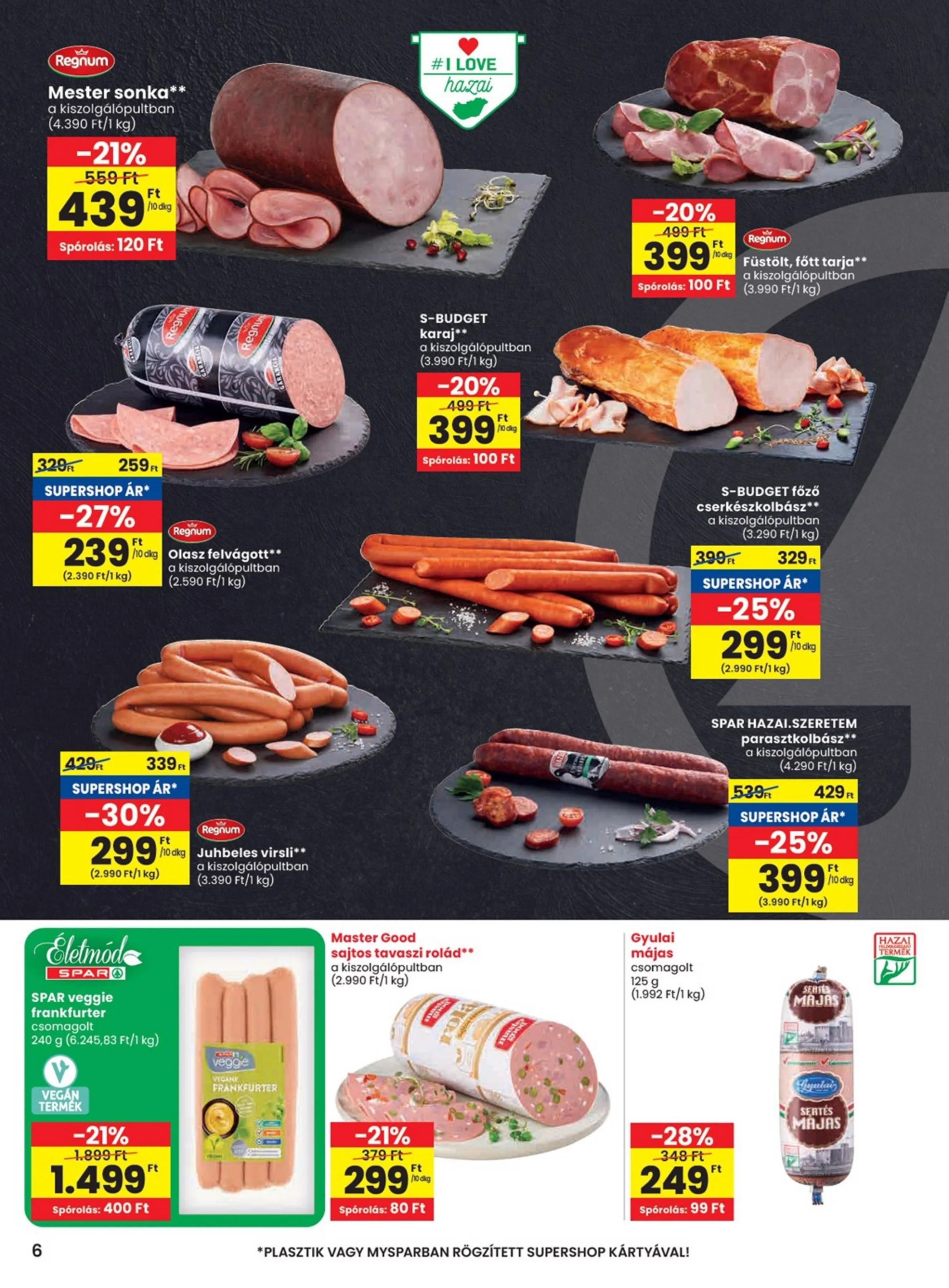 Spar akciós újság 07.10–07.16 – 6. oldal