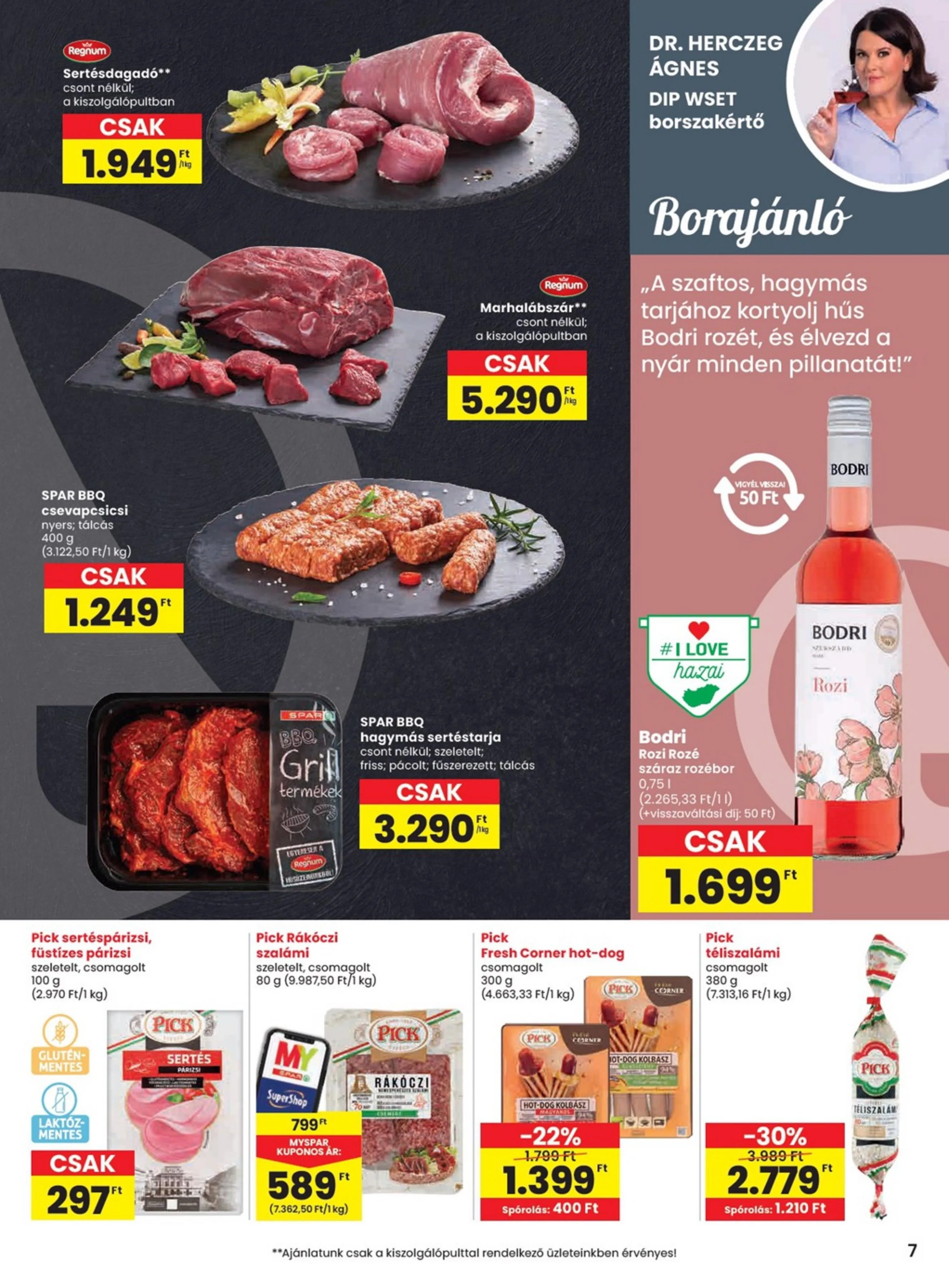 Spar akciós újság 07.10–07.16 – 7. oldal