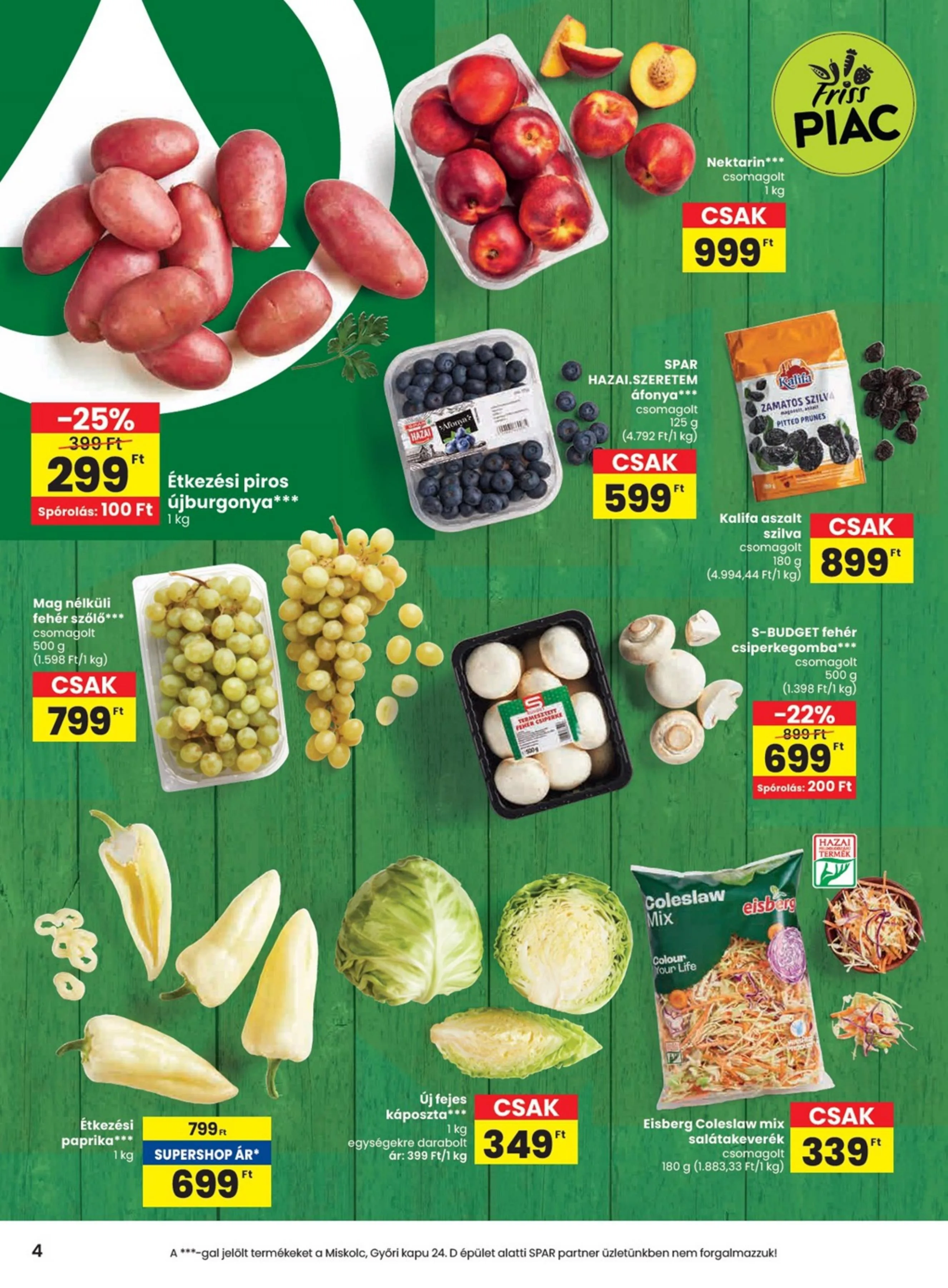 Spar akciós újság 07.17–07.23 – 4. oldal
