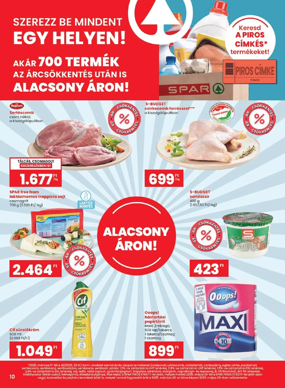 Spar akciós újság 07.24–07.30 – 10. oldal