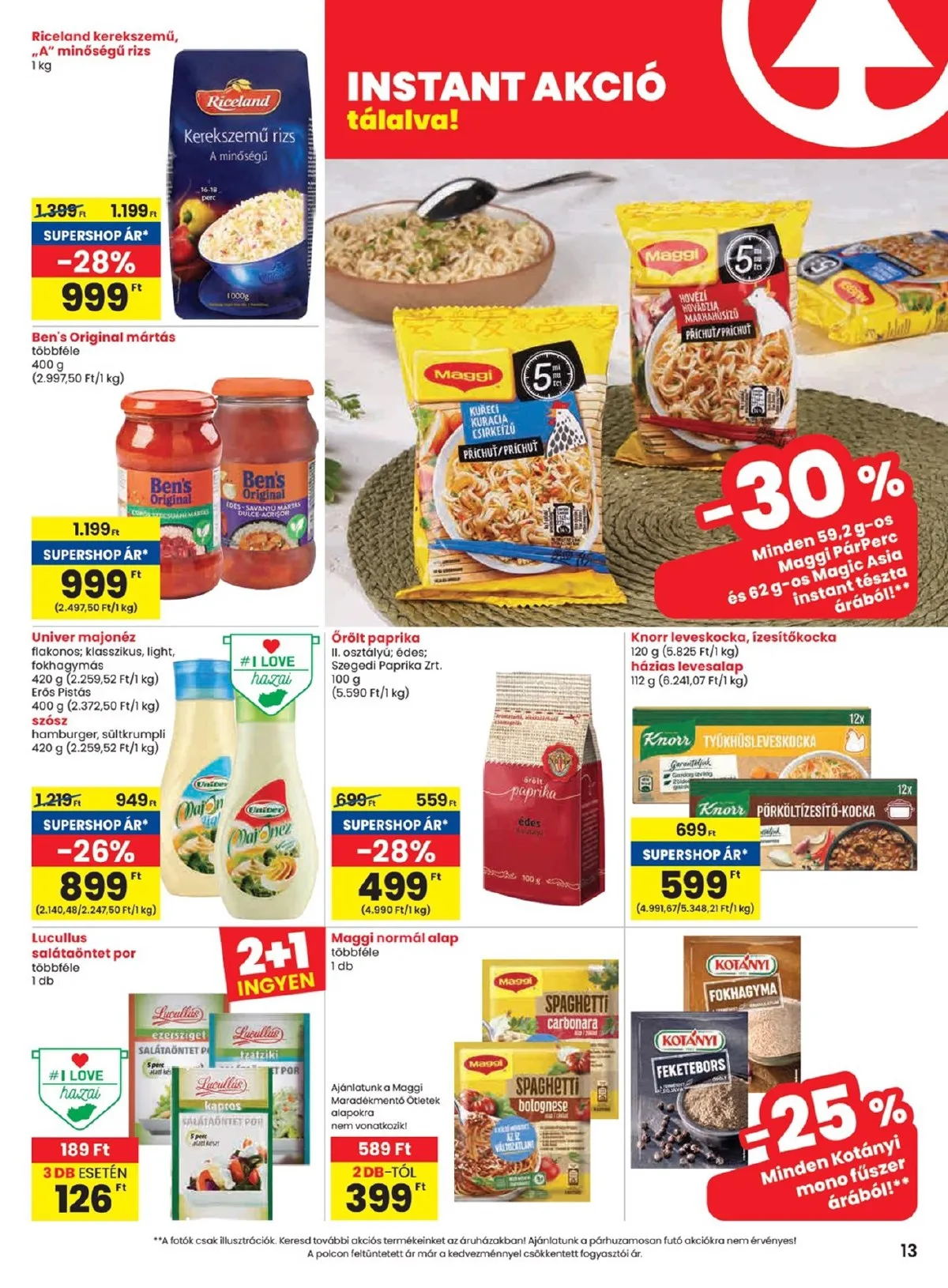 Spar akciós újság 07.24–07.30 – 13. oldal