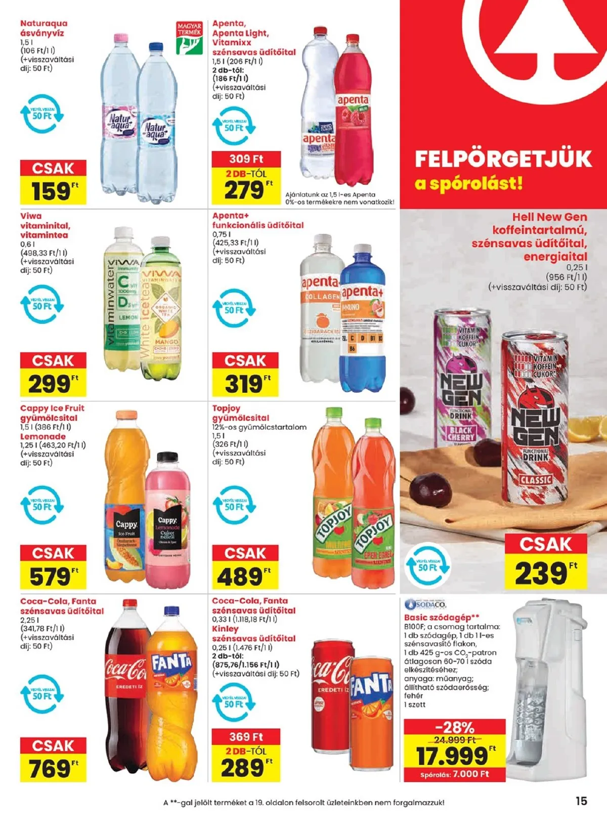 Spar akciós újság 07.24–07.30 – 15. oldal