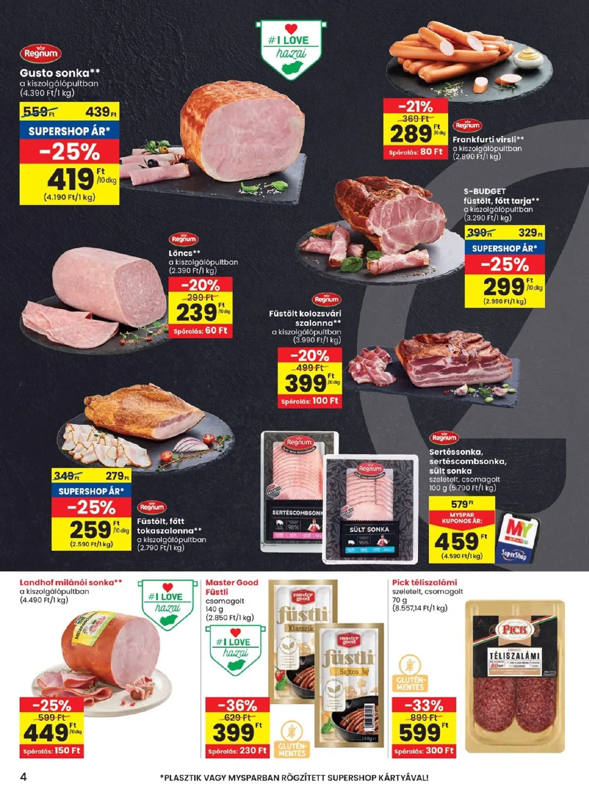 Spar akciós újság 07.24–07.30 – 4. oldal