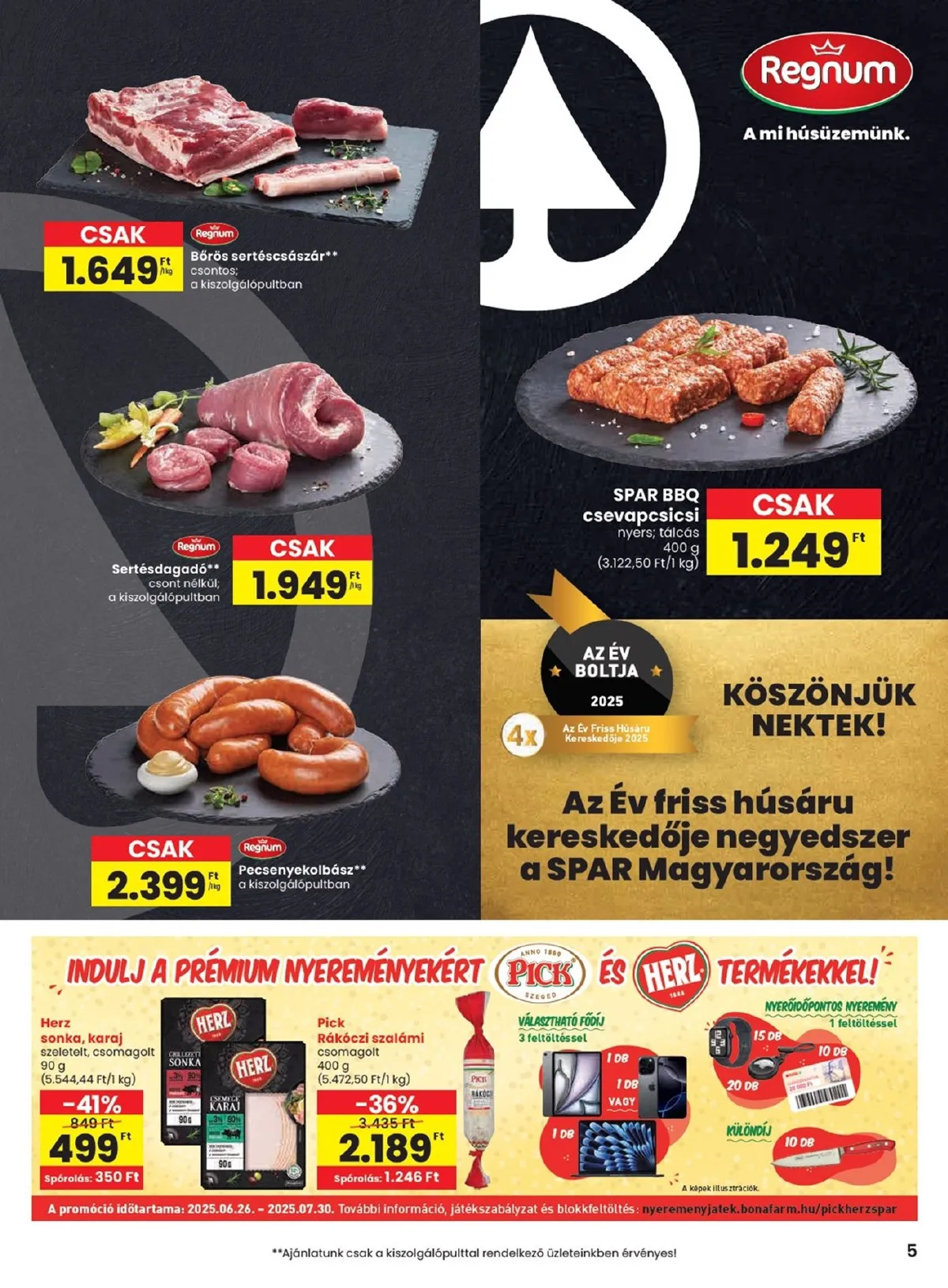 Spar akciós újság 07.24–07.30 – 5. oldal