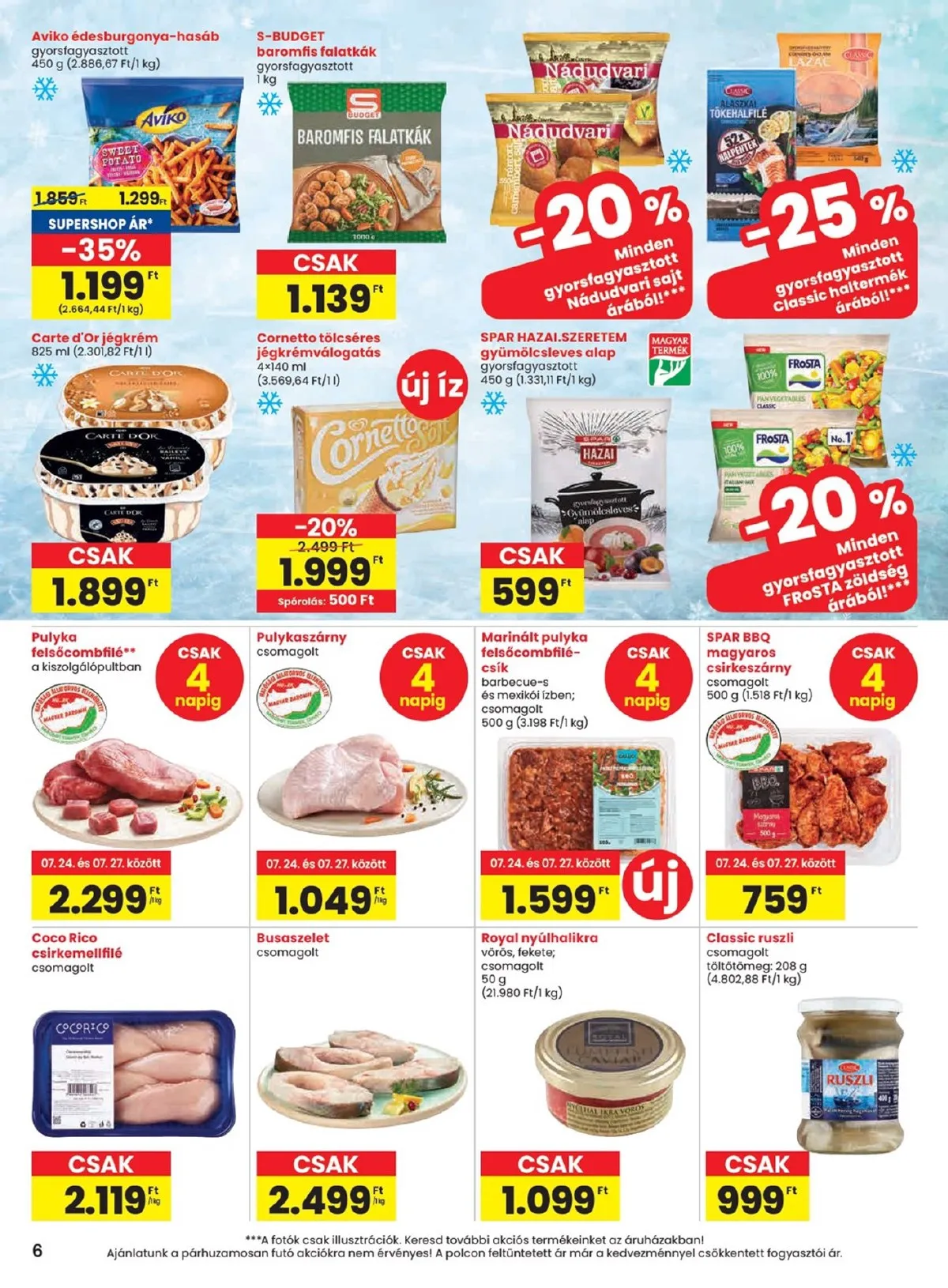Spar akciós újság 07.24–07.30 – 6. oldal