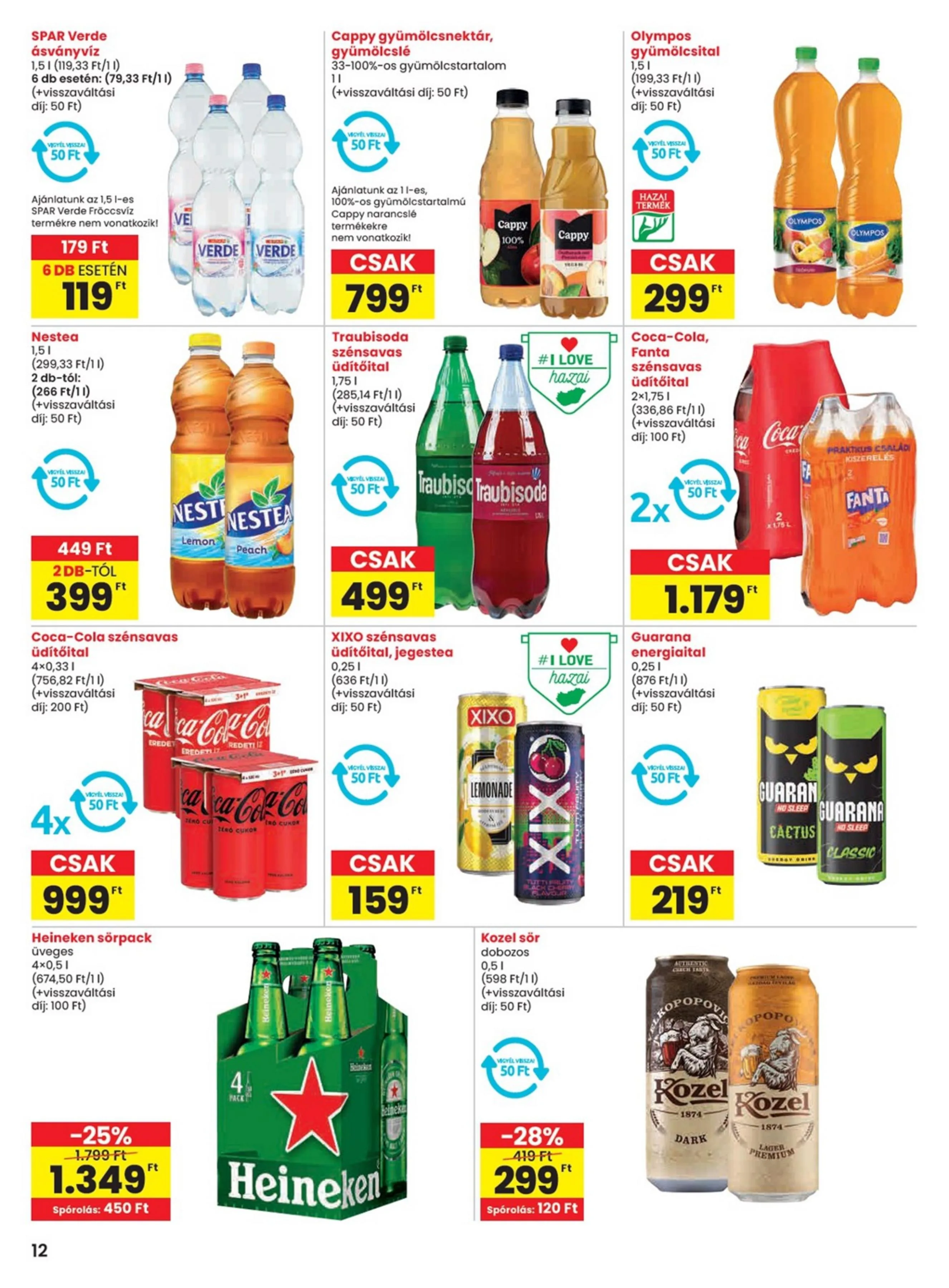 Spar akciós újság 07.31–08.06 – 12. oldal