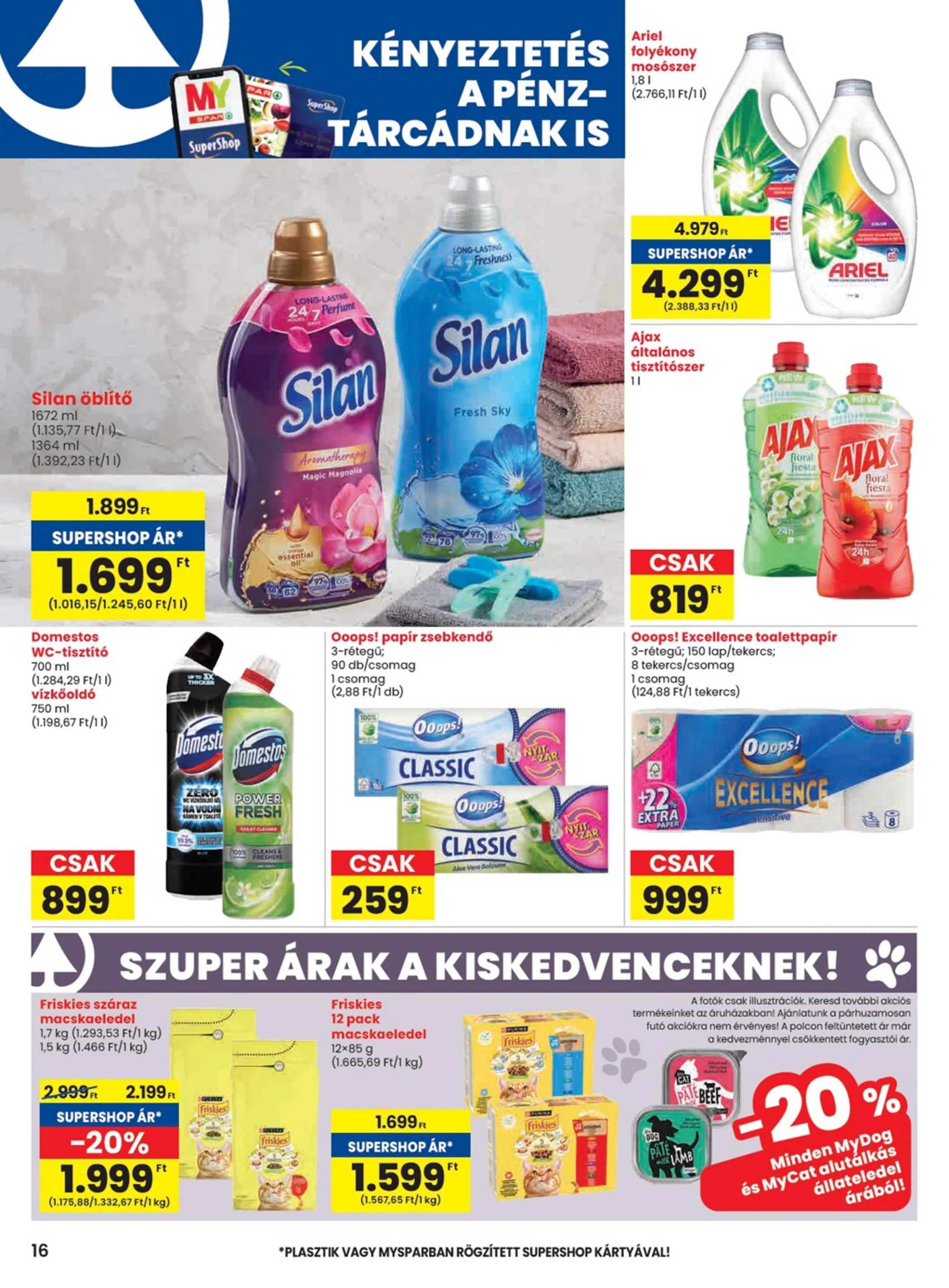 Spar akciós újság 07.31–08.06 – 16. oldal