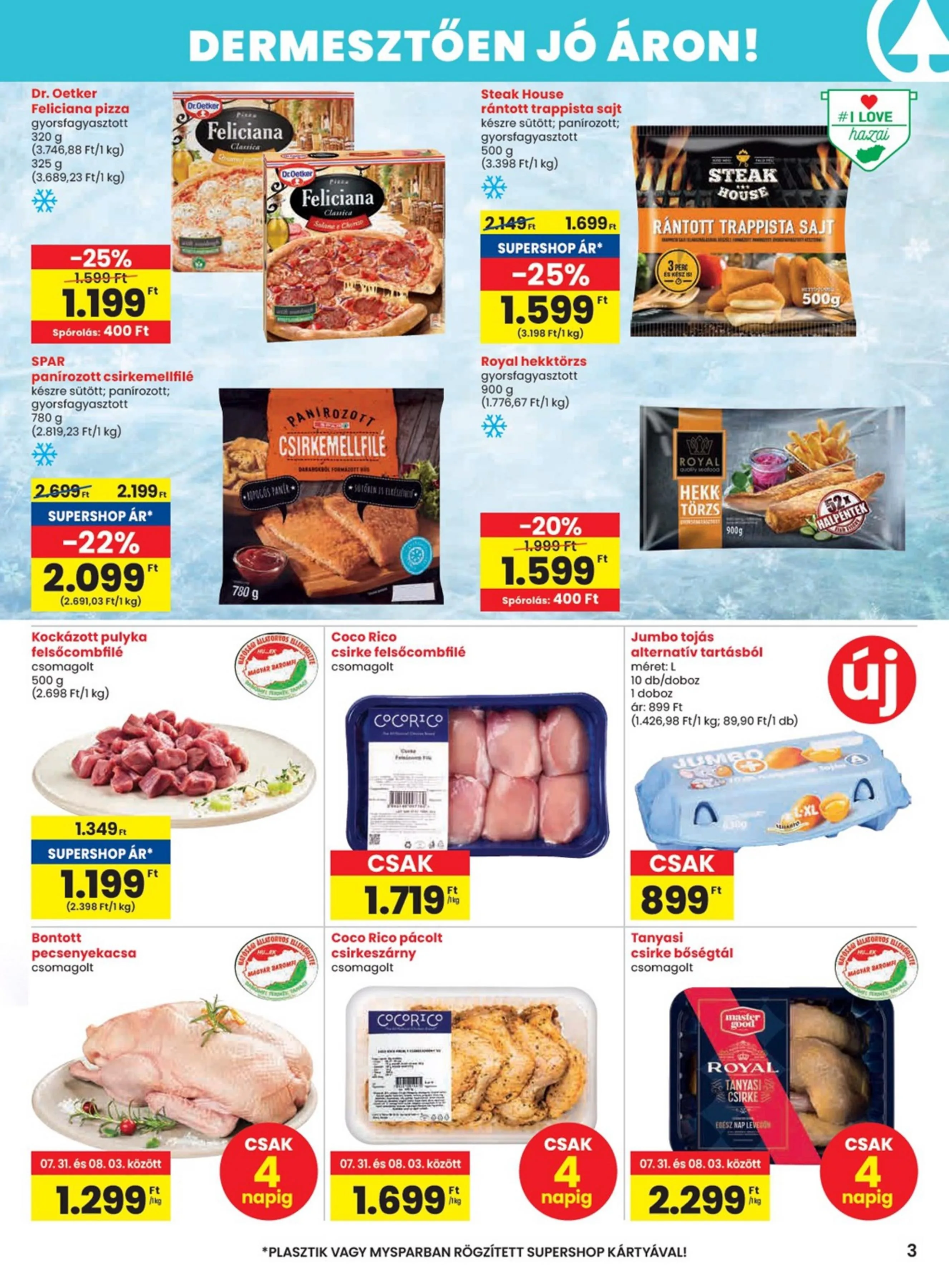 Spar akciós újság 07.31–08.06 – 3. oldal