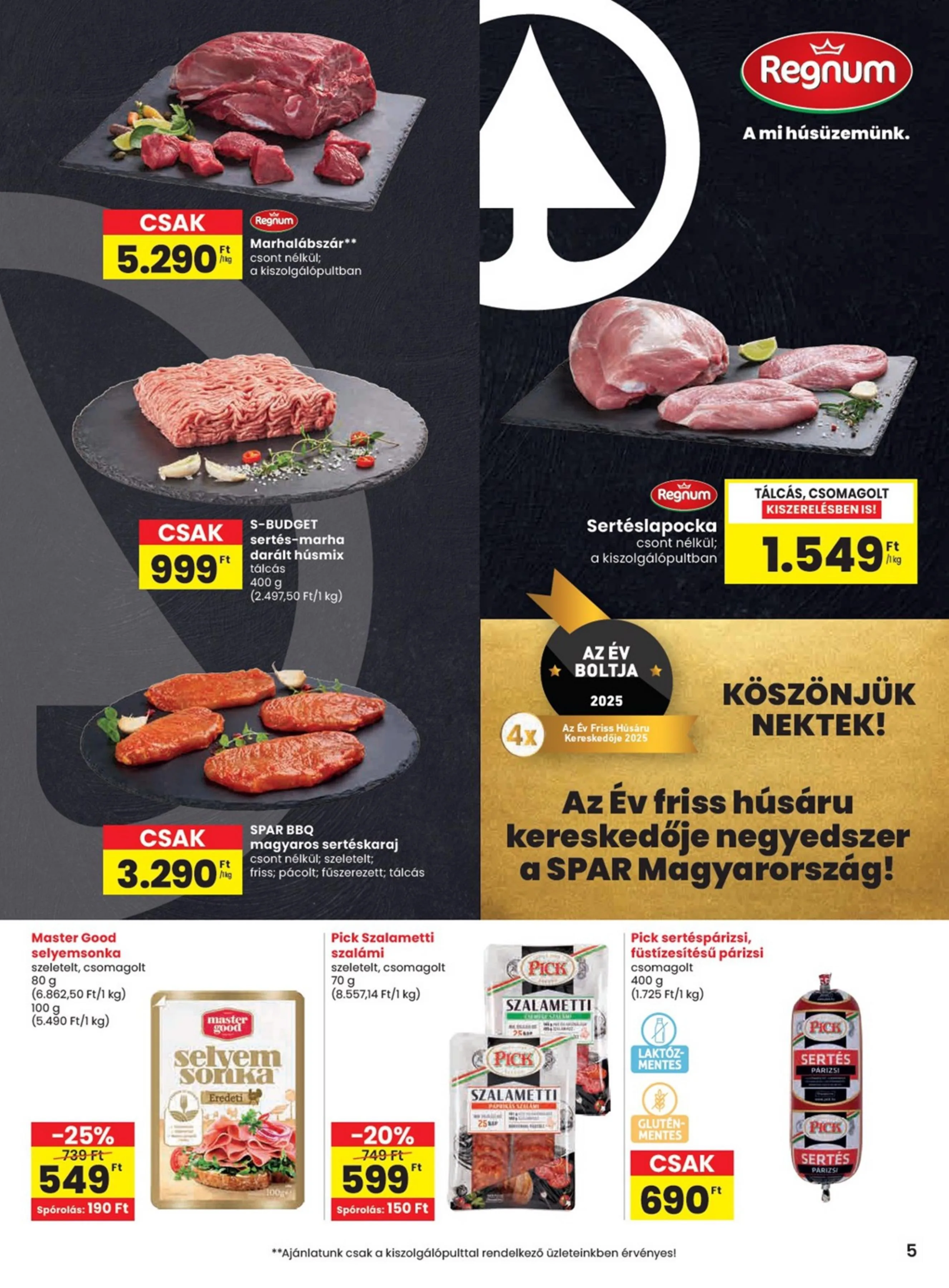 Spar akciós újság 07.31–08.06 – 5. oldal