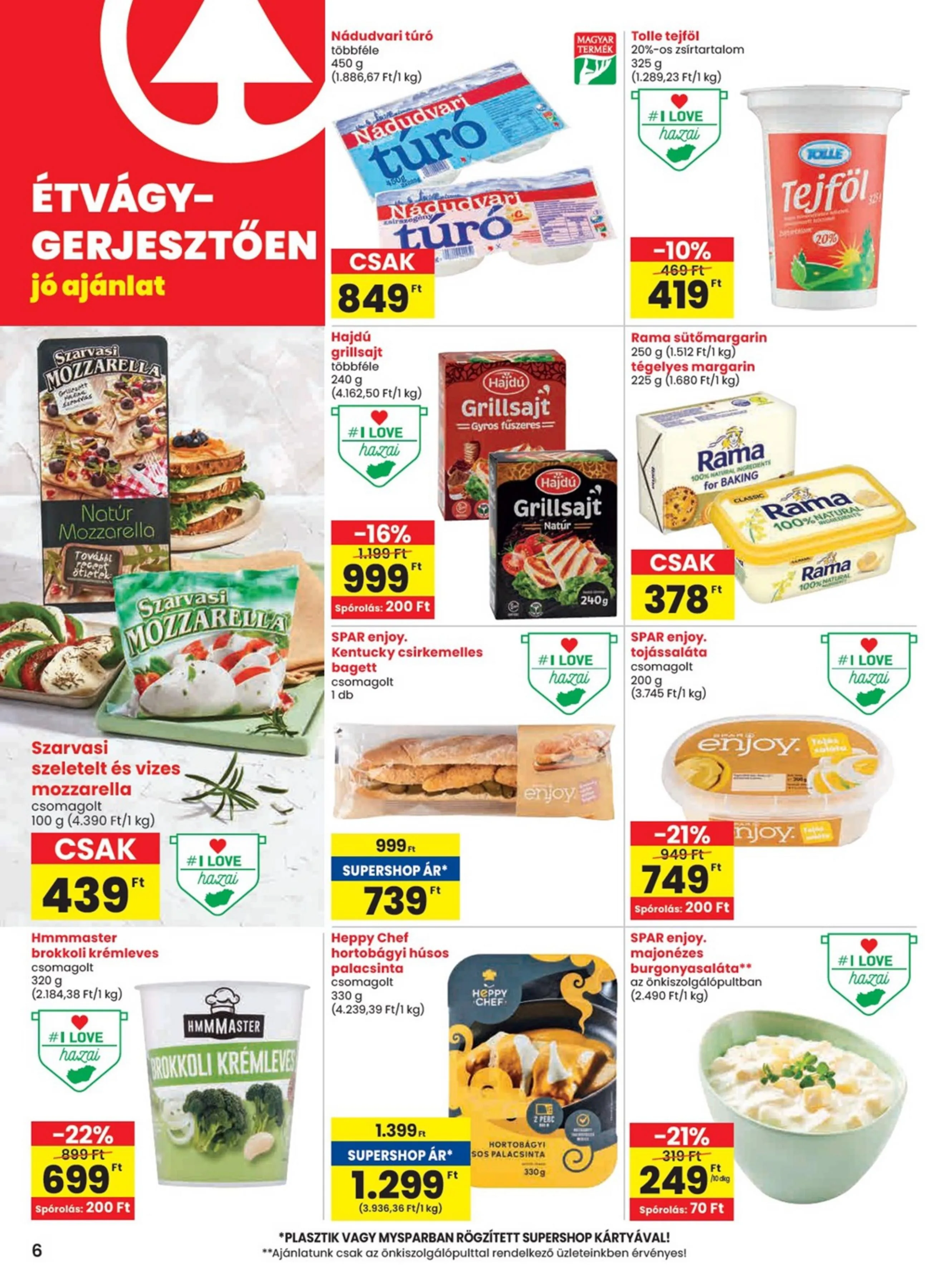 Spar akciós újság 07.31–08.06 – 6. oldal