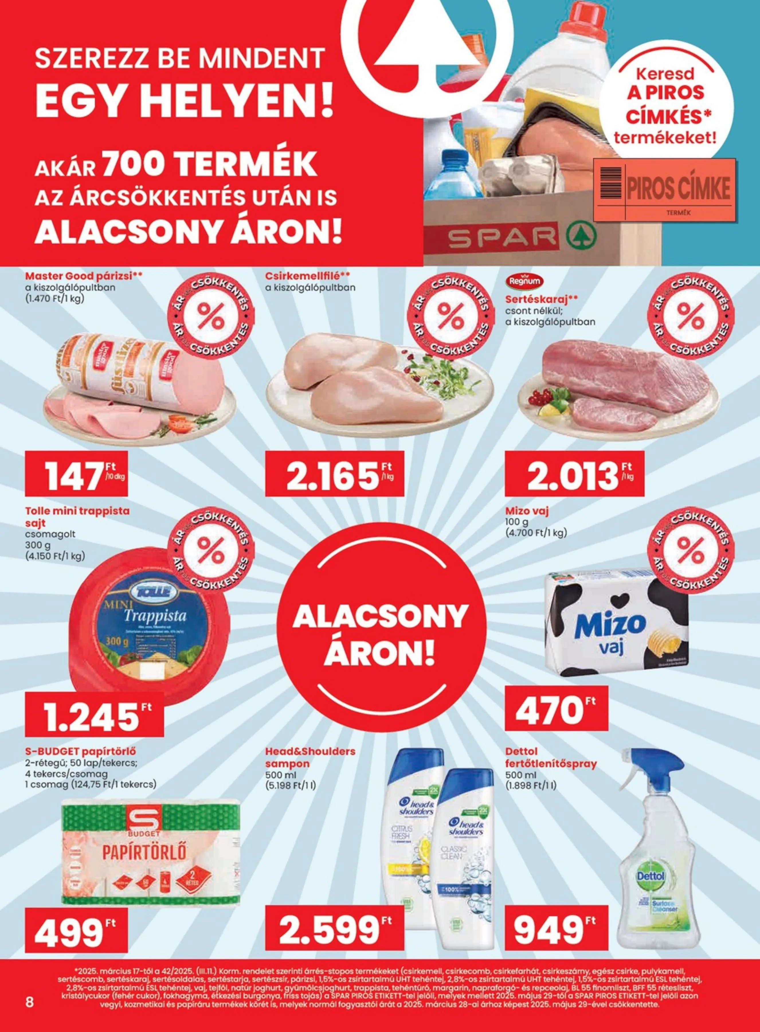 Spar akciós újság 07.31–08.06 – 8. oldal
