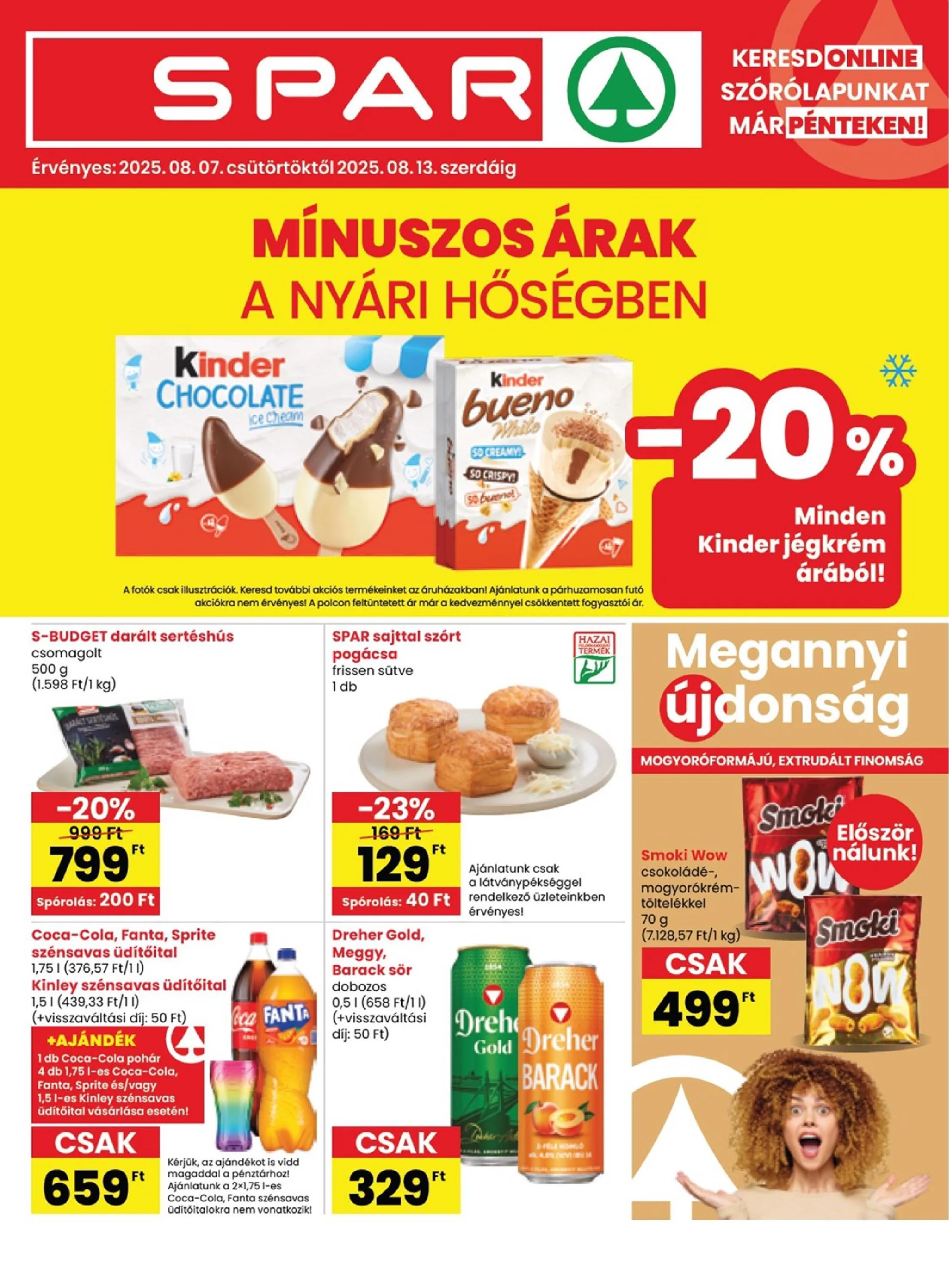 Spar akciós újság 08.07–08.13