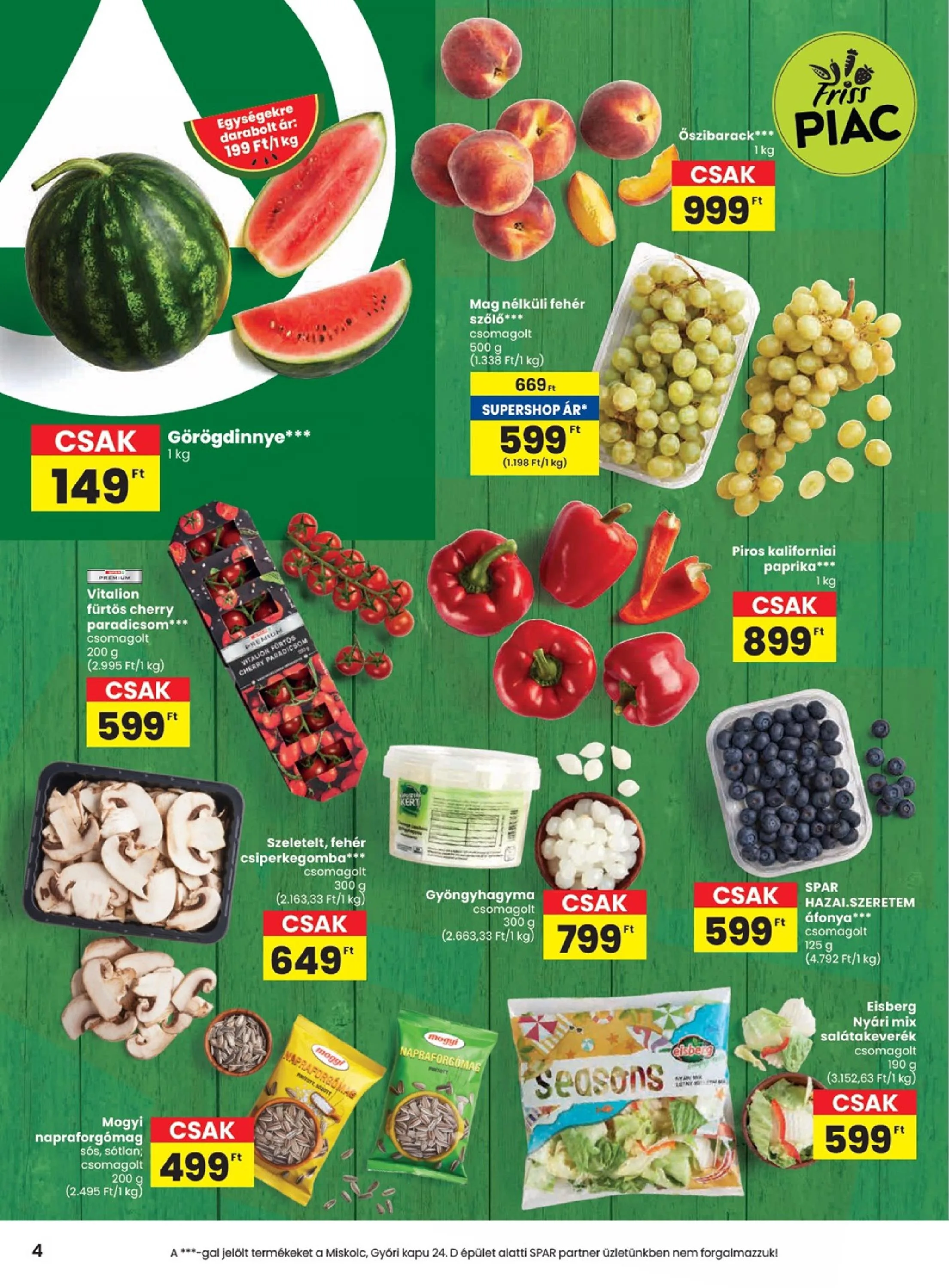 Spar akciós újság 08.07–08.13 – 11. oldal