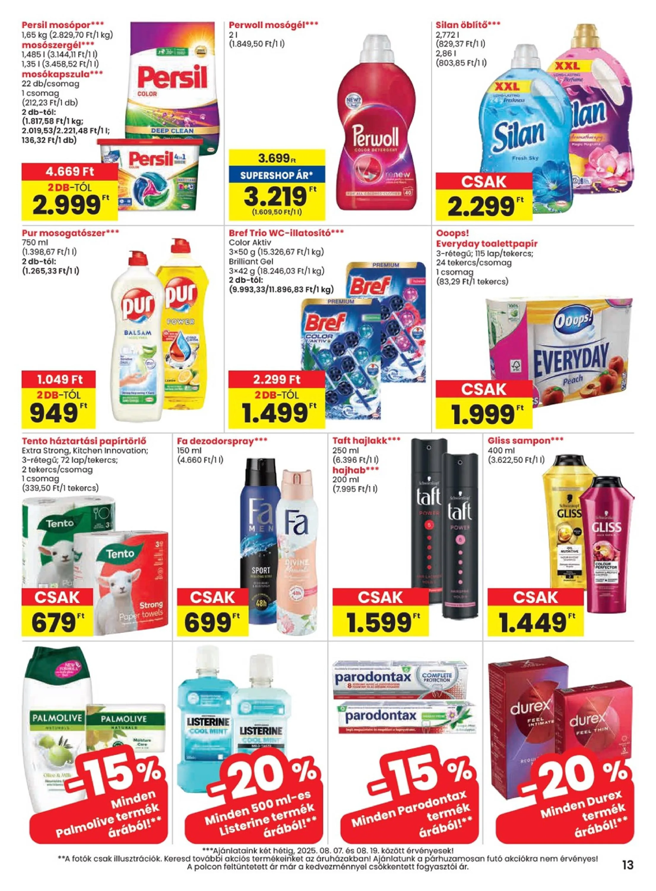 Spar akciós újság 08.07–08.13 – 5. oldal
