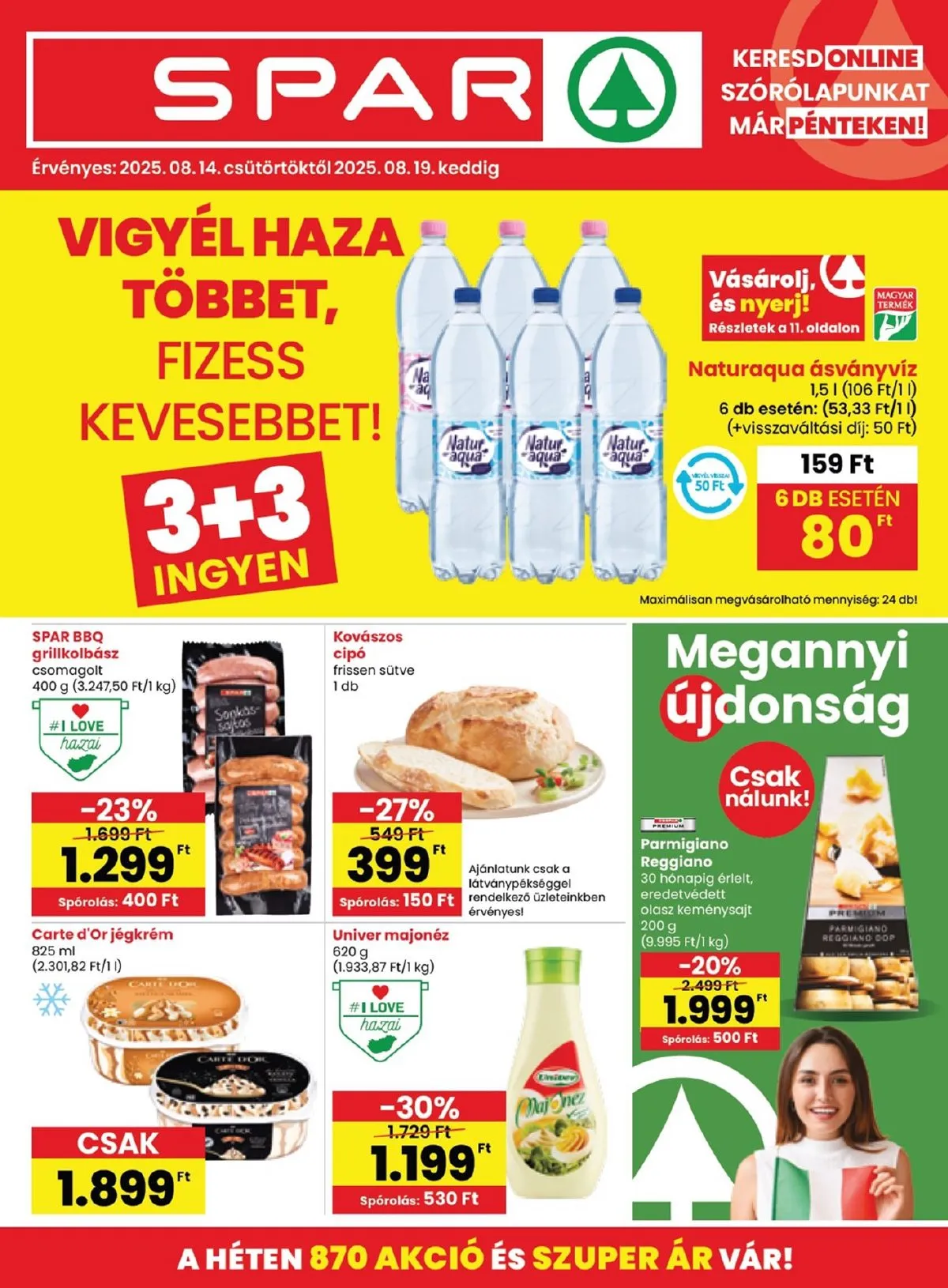 Spar akciós újság 08.14–08.19