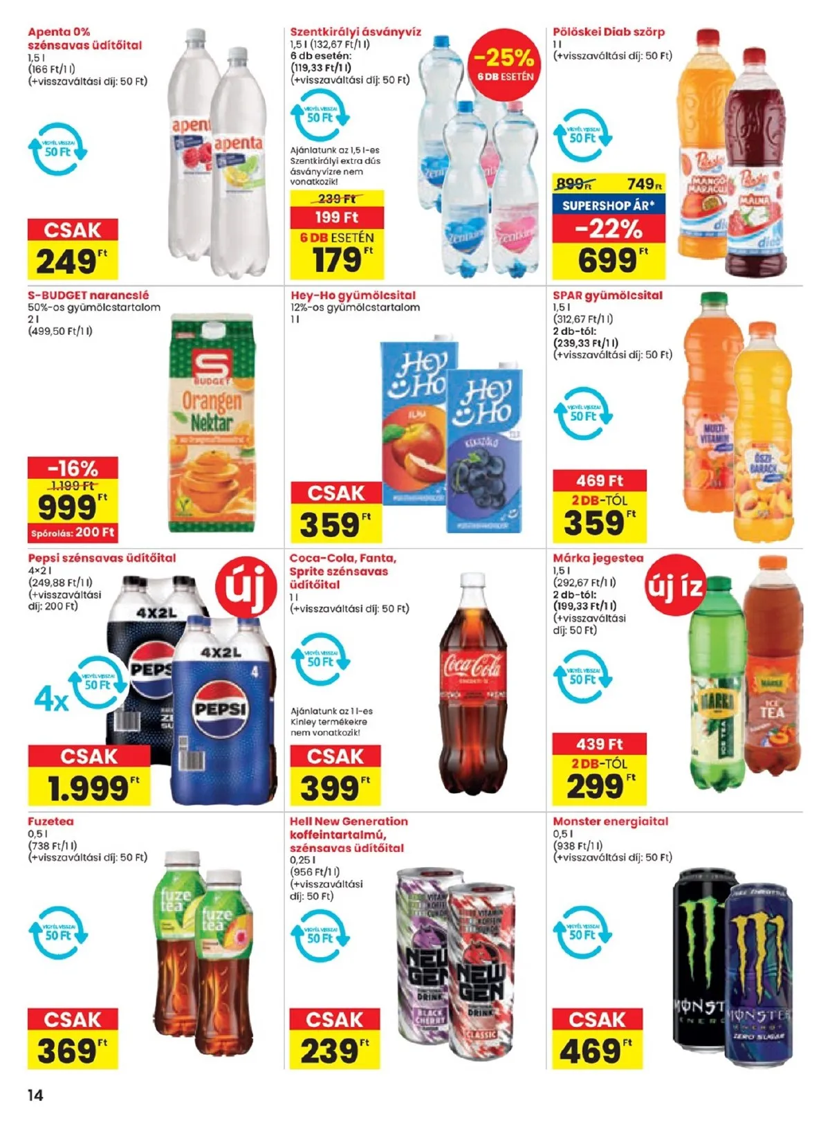 Spar akciós újság 08.14–08.19 – 14. oldal