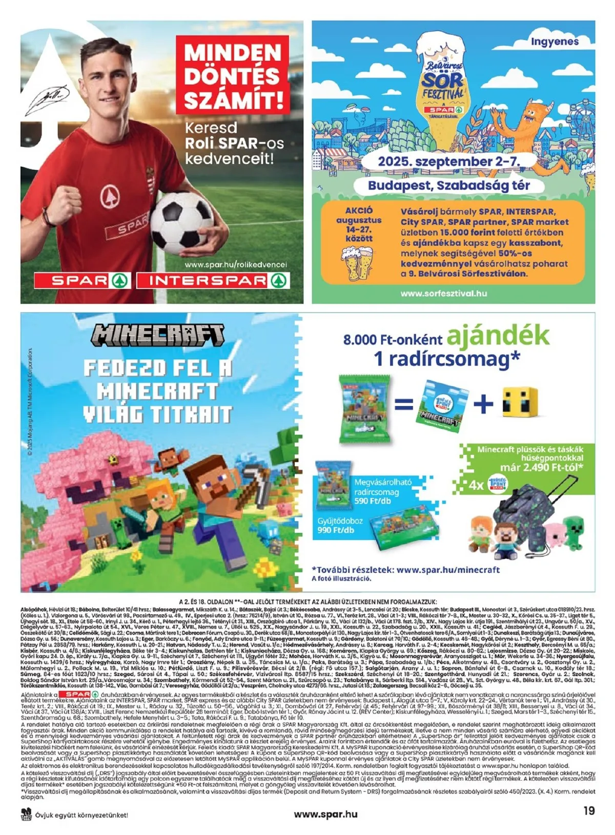 Spar akciós újság 08.14–08.19 – 19. oldal