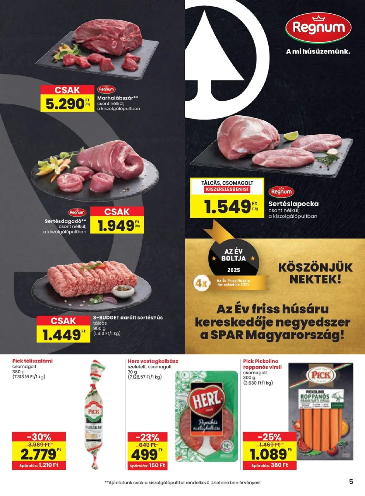 Spar akciós újság 08.14–08.19 – 5. oldal