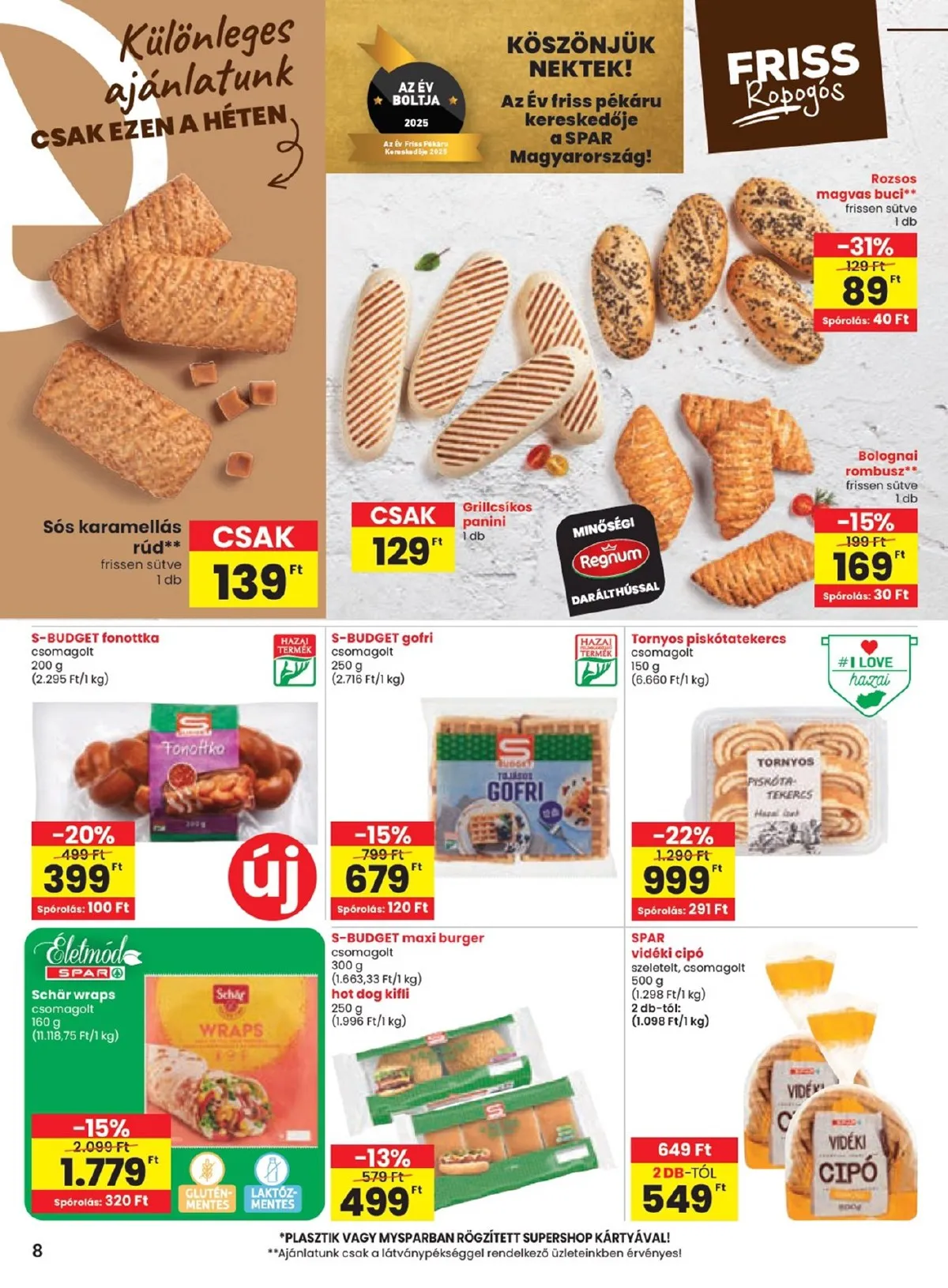 Spar akciós újság 08.14–08.19 – 8. oldal