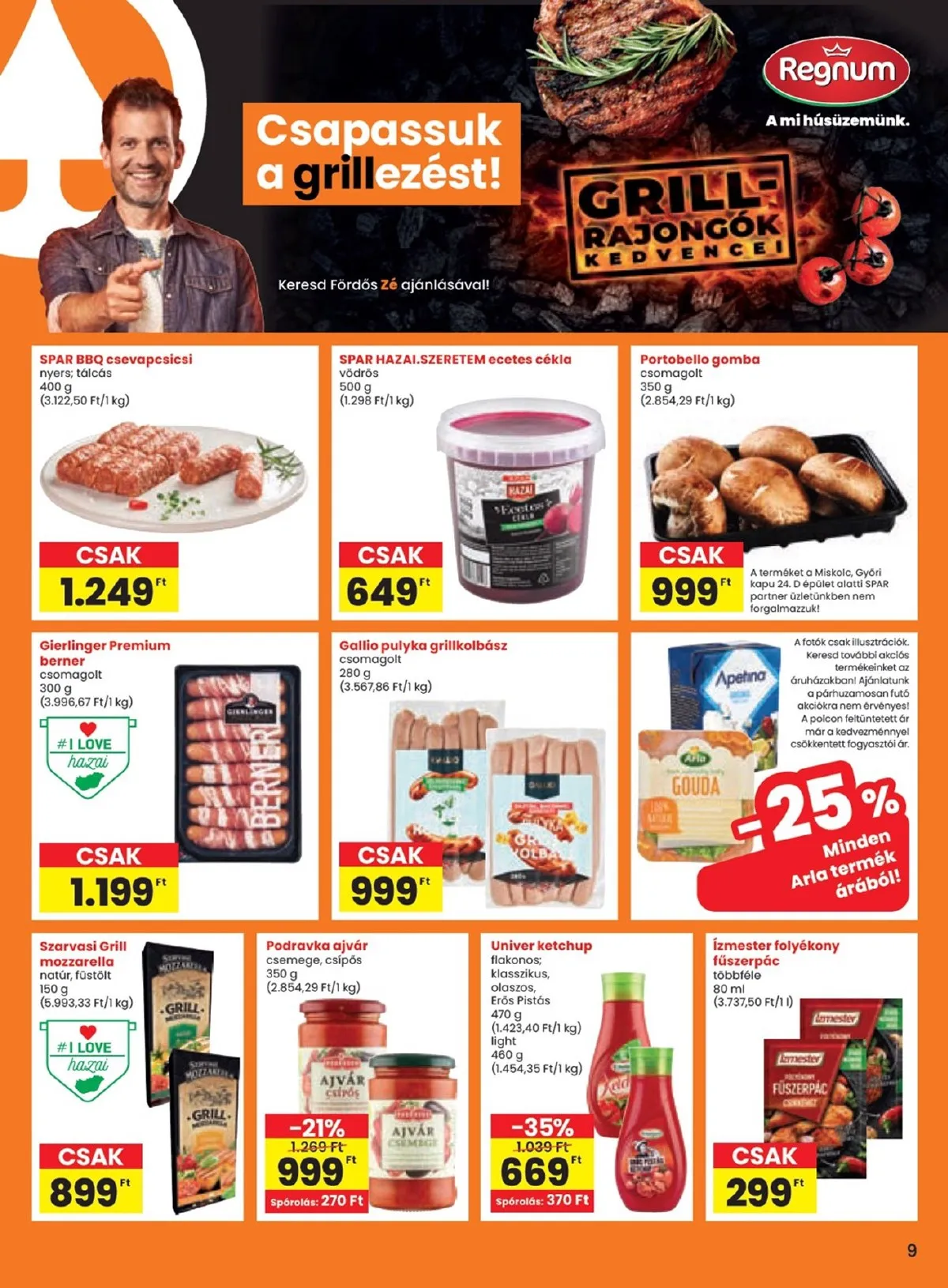 Spar akciós újság 08.14–08.19 – 9. oldal
