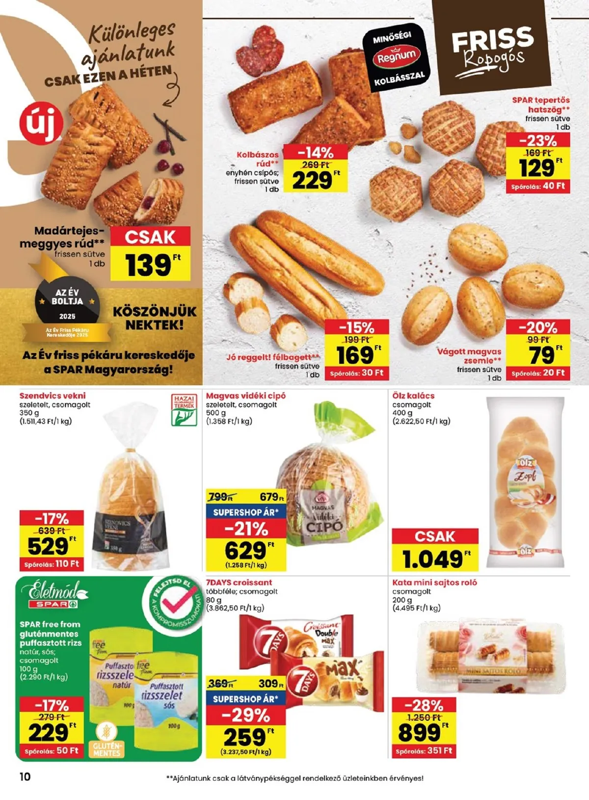 Spar akciós újság 08.21–08.27 – 10. oldal