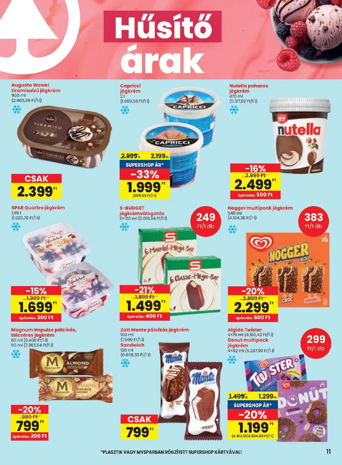 Spar akciós újság 08.21–08.27 – 11. oldal