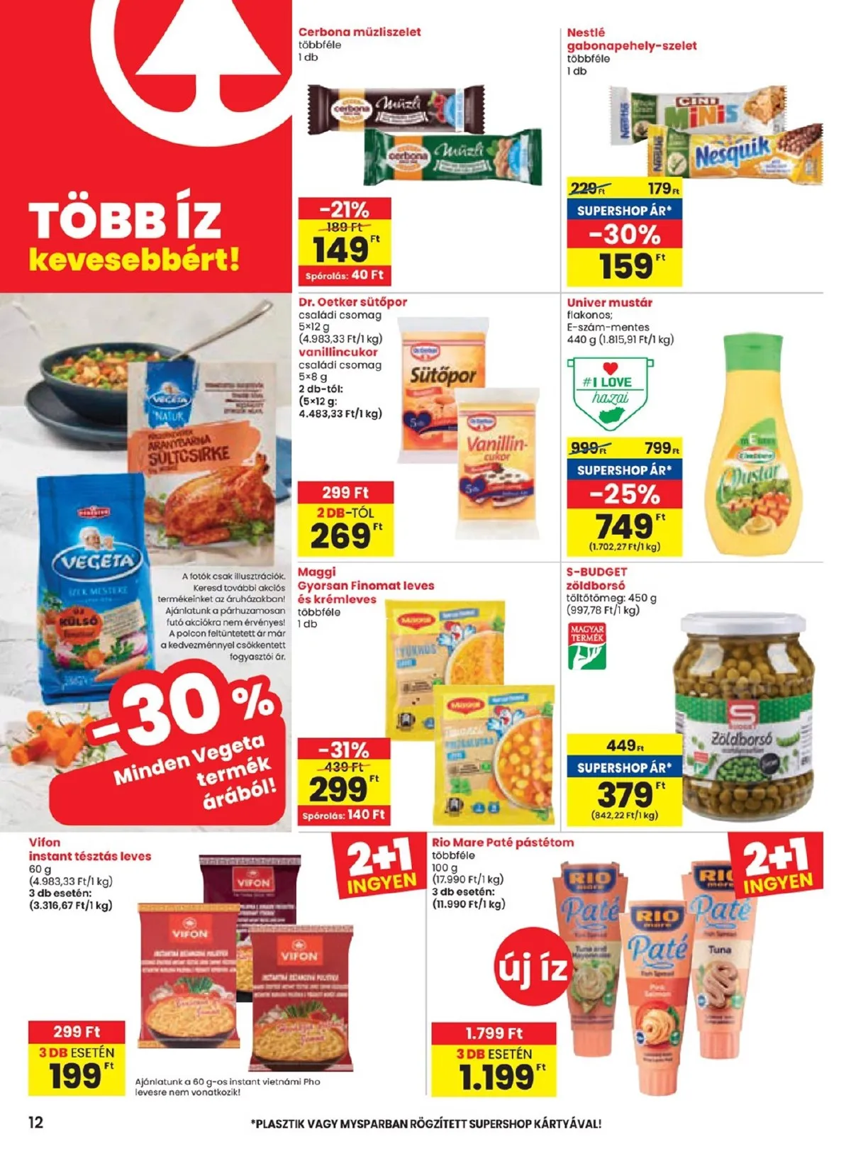 Spar akciós újság 08.21–08.27 – 12. oldal