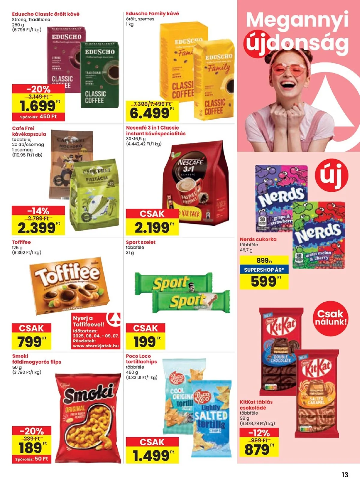 Spar akciós újság 08.21–08.27 – 13. oldal