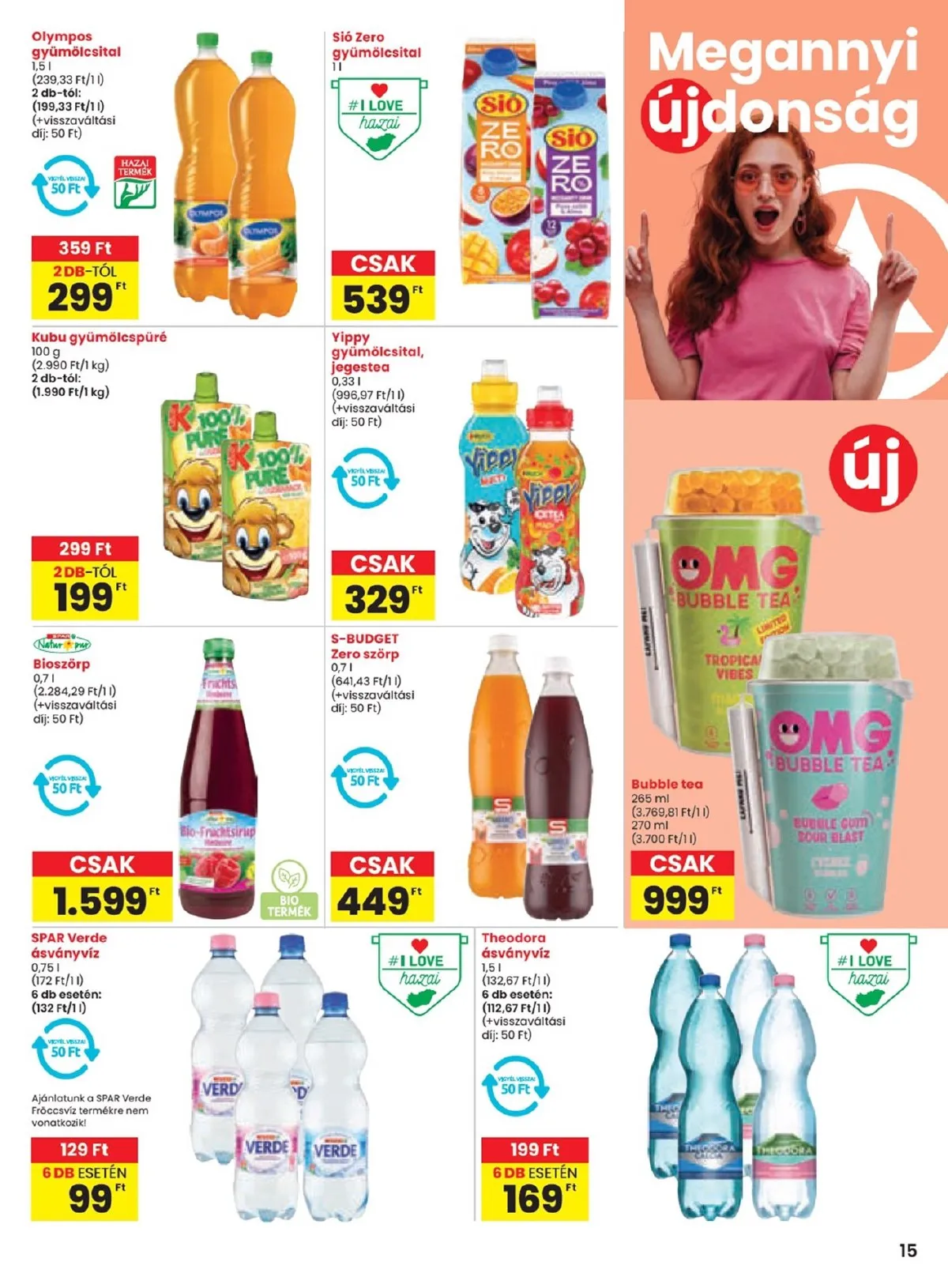 Spar akciós újság 08.21–08.27 – 15. oldal