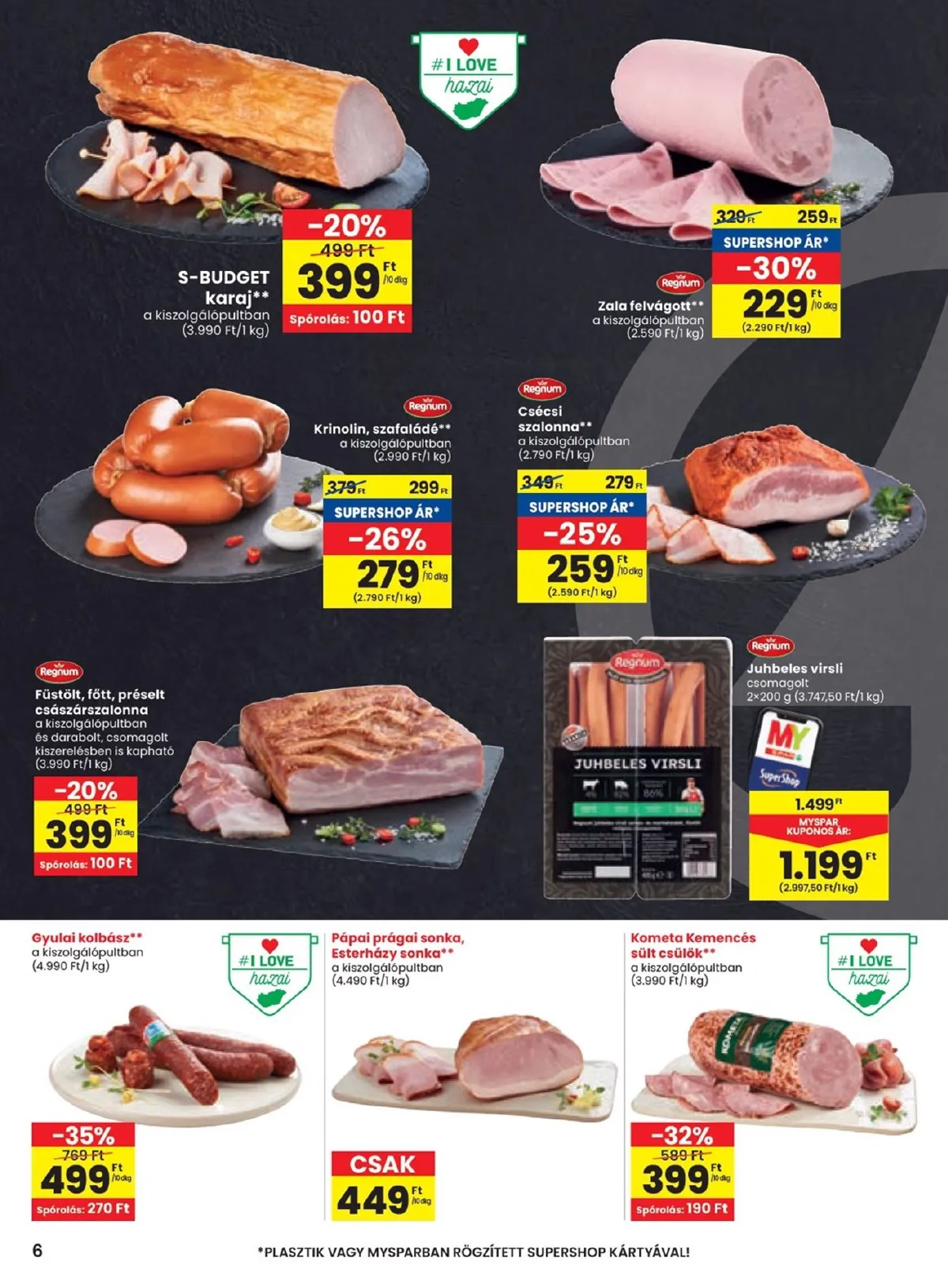 Spar akciós újság 08.21–08.27 – 6. oldal