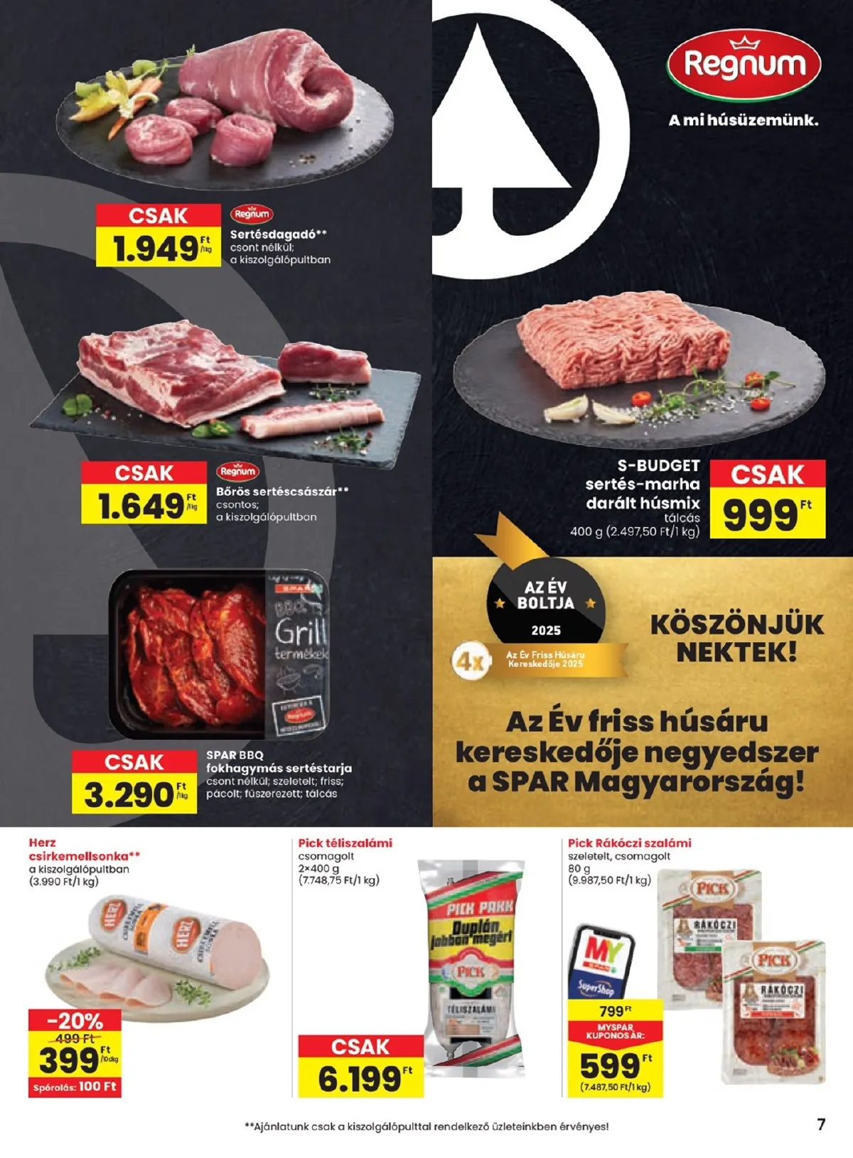 Spar akciós újság 08.21–08.27 – 7. oldal