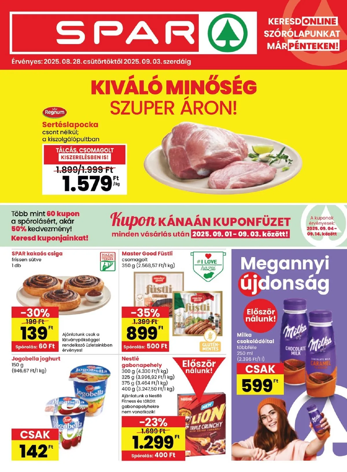 Spar akciós újság 08.28–09.03