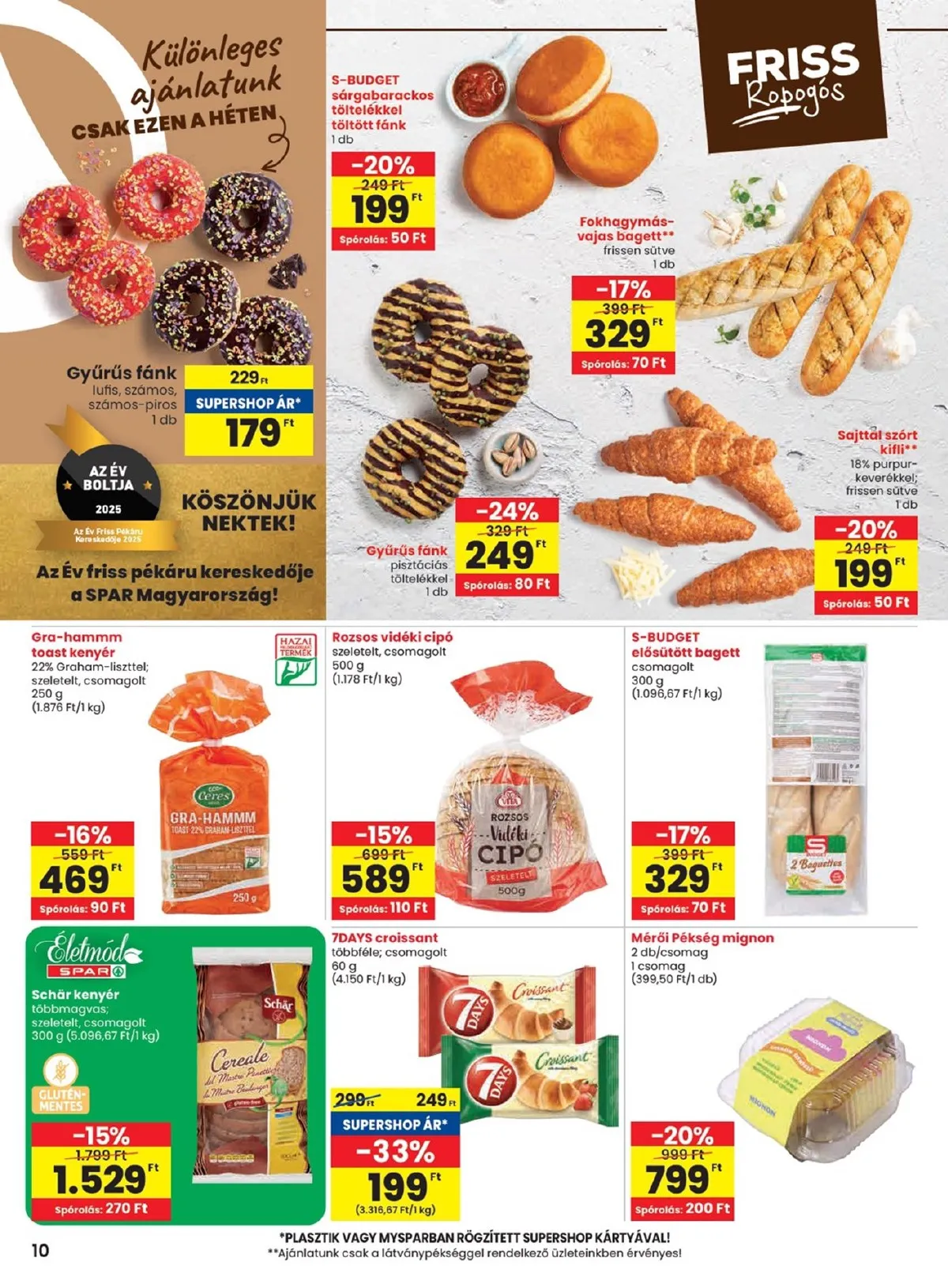 Spar akciós újság 08.28–09.03 – 10. oldal