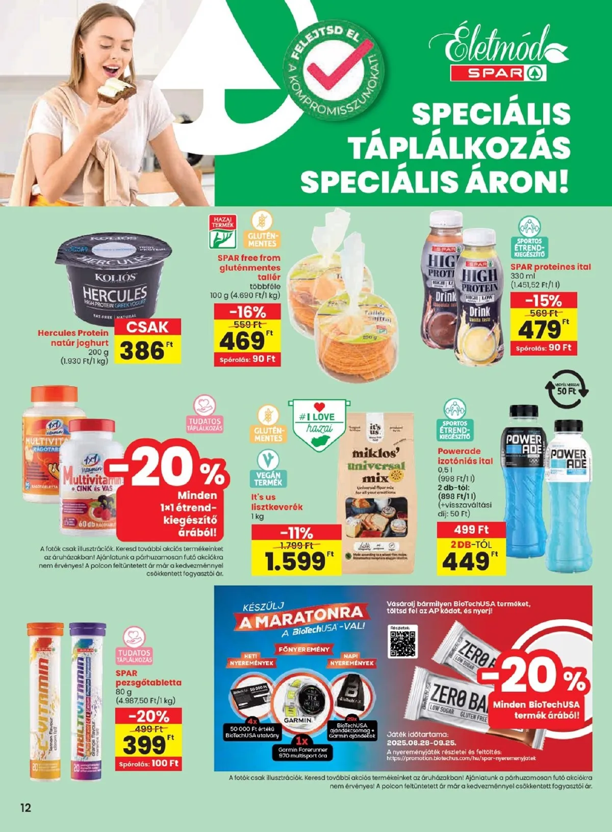 Spar akciós újság 08.28–09.03 – 12. oldal