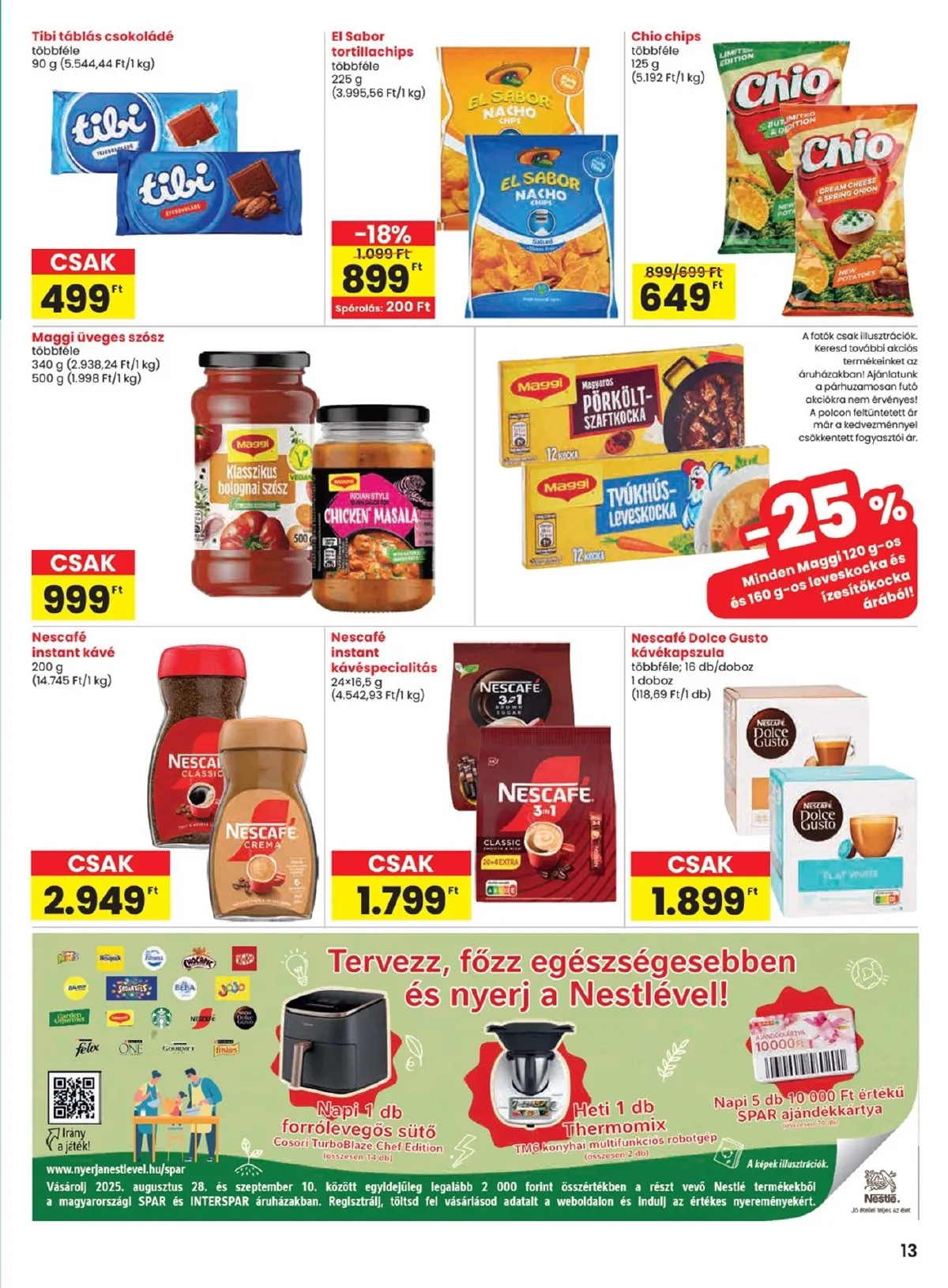 Spar akciós újság 08.28–09.03 – 13. oldal