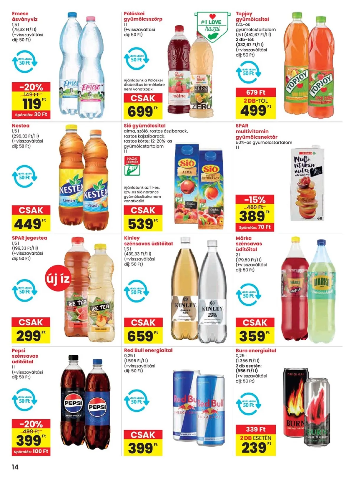 Spar akciós újság 08.28–09.03 – 14. oldal