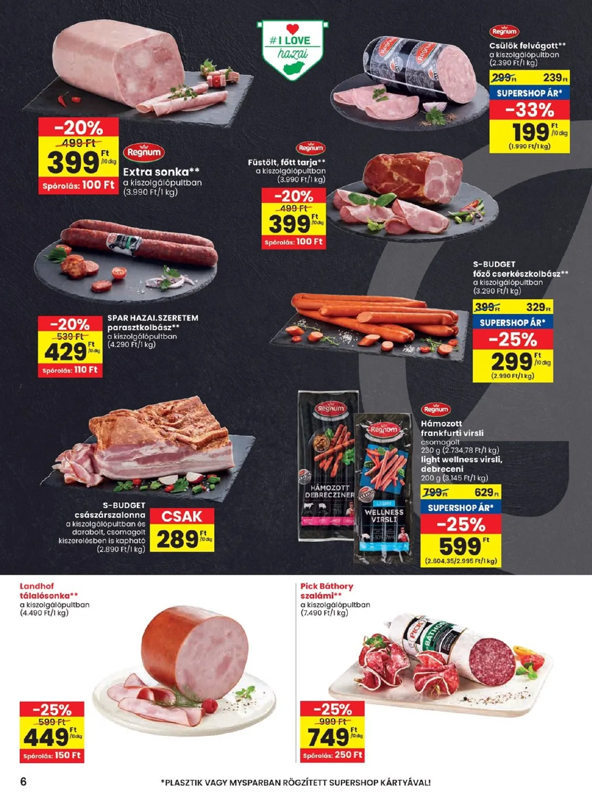 Spar akciós újság 08.28–09.03 – 6. oldal
